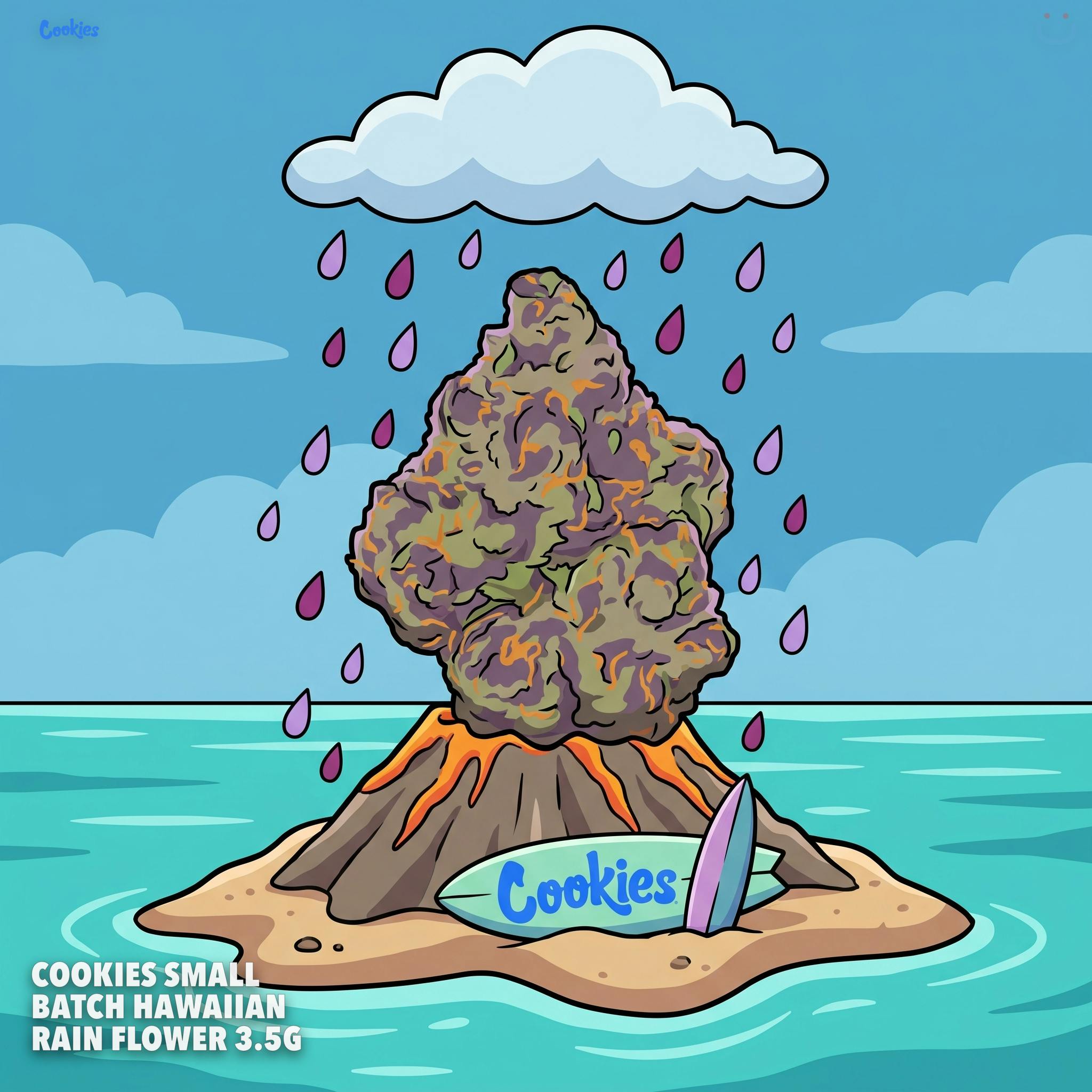 Cookies Small Batch Hawaiian Rain Flower 3.5G