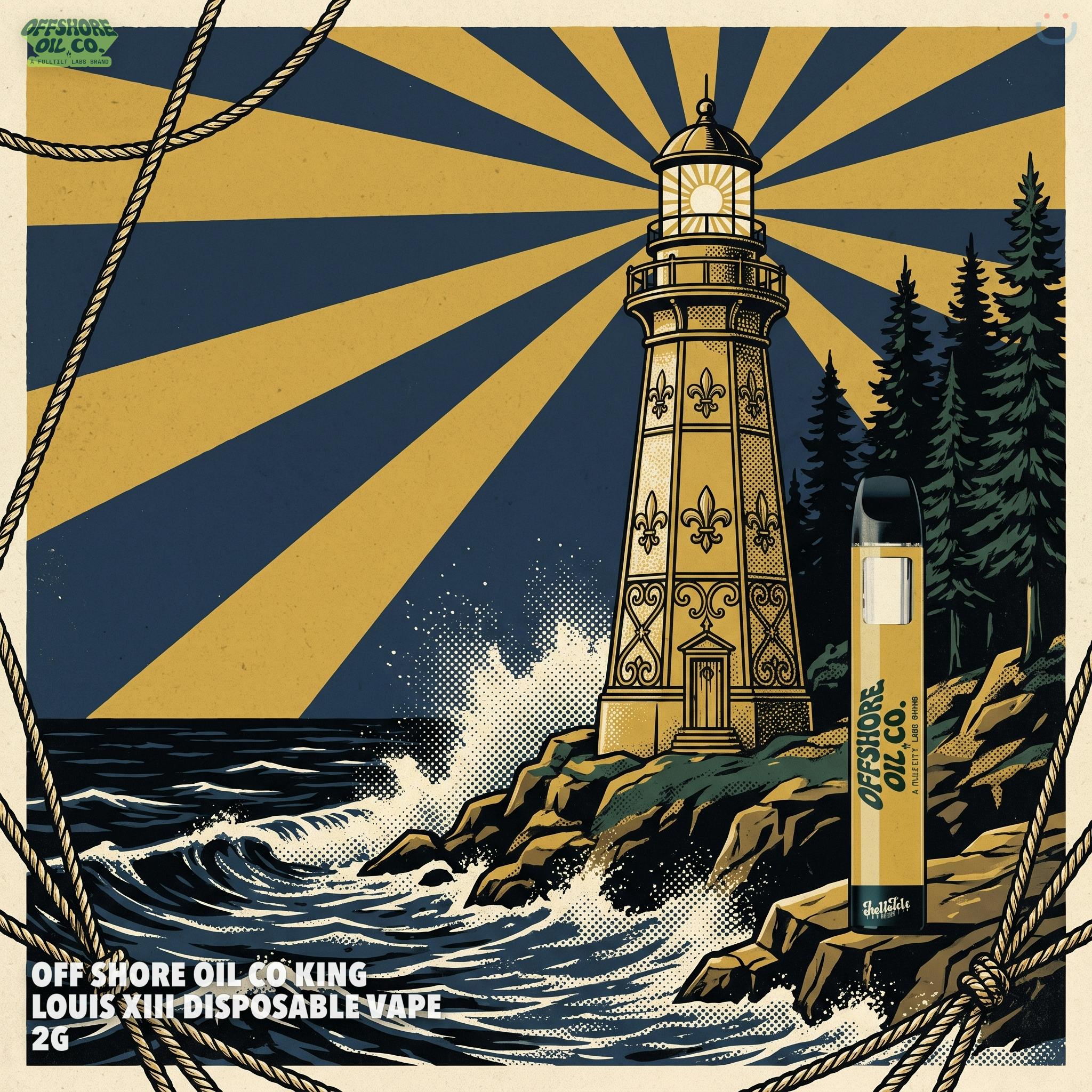 Off Shore OIl Co King Louis XIII Disposable Vape 2G