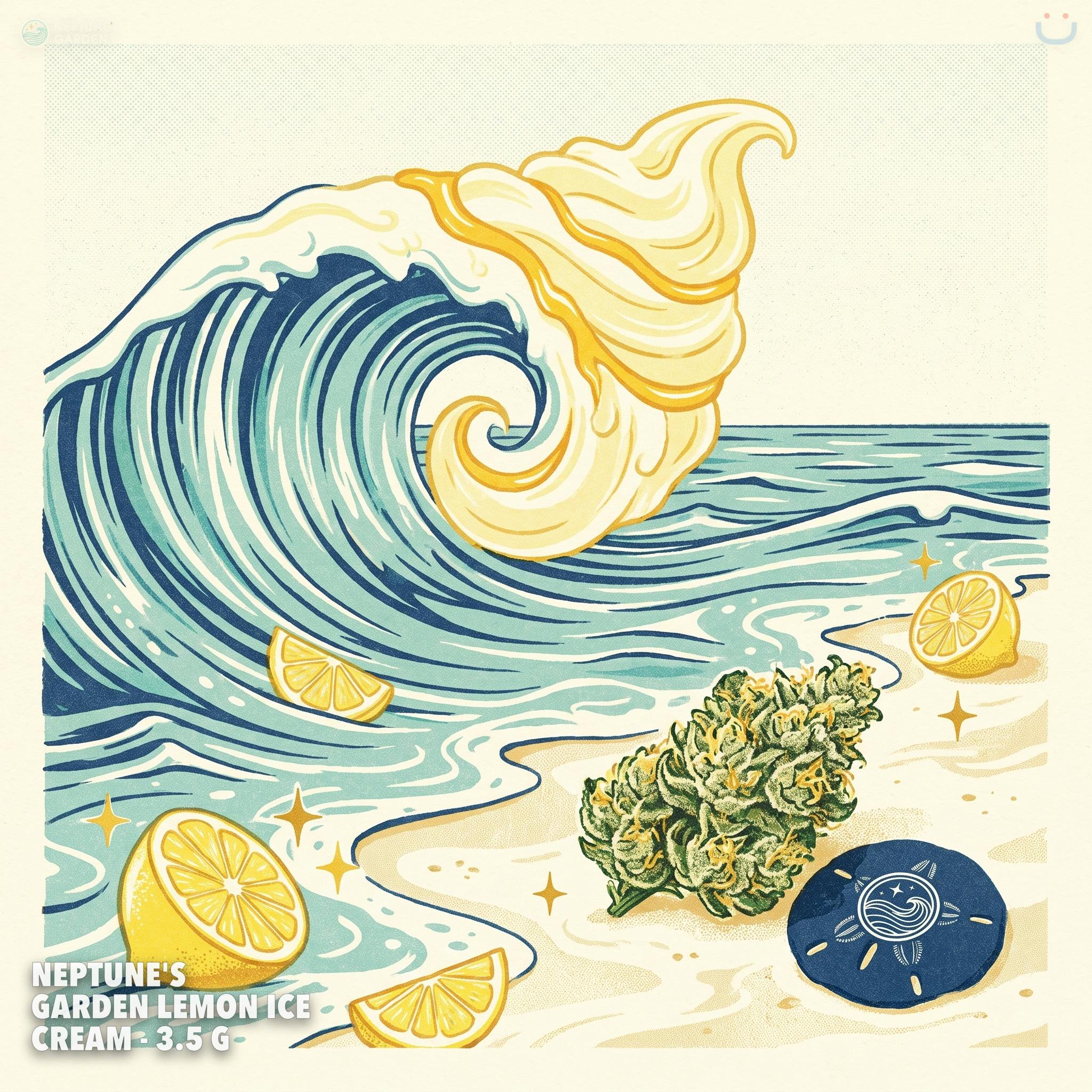 Neptune'S Garden Lemon Ice Cream - 3.5 G