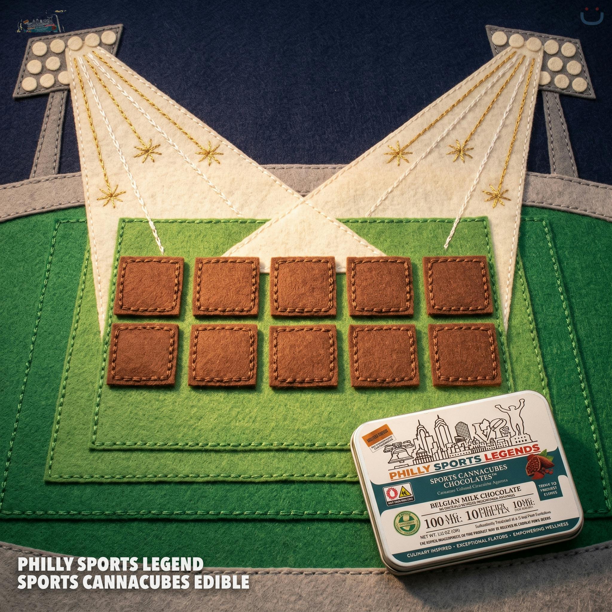 Philly Sports Legend Sports Cannacubes Edible