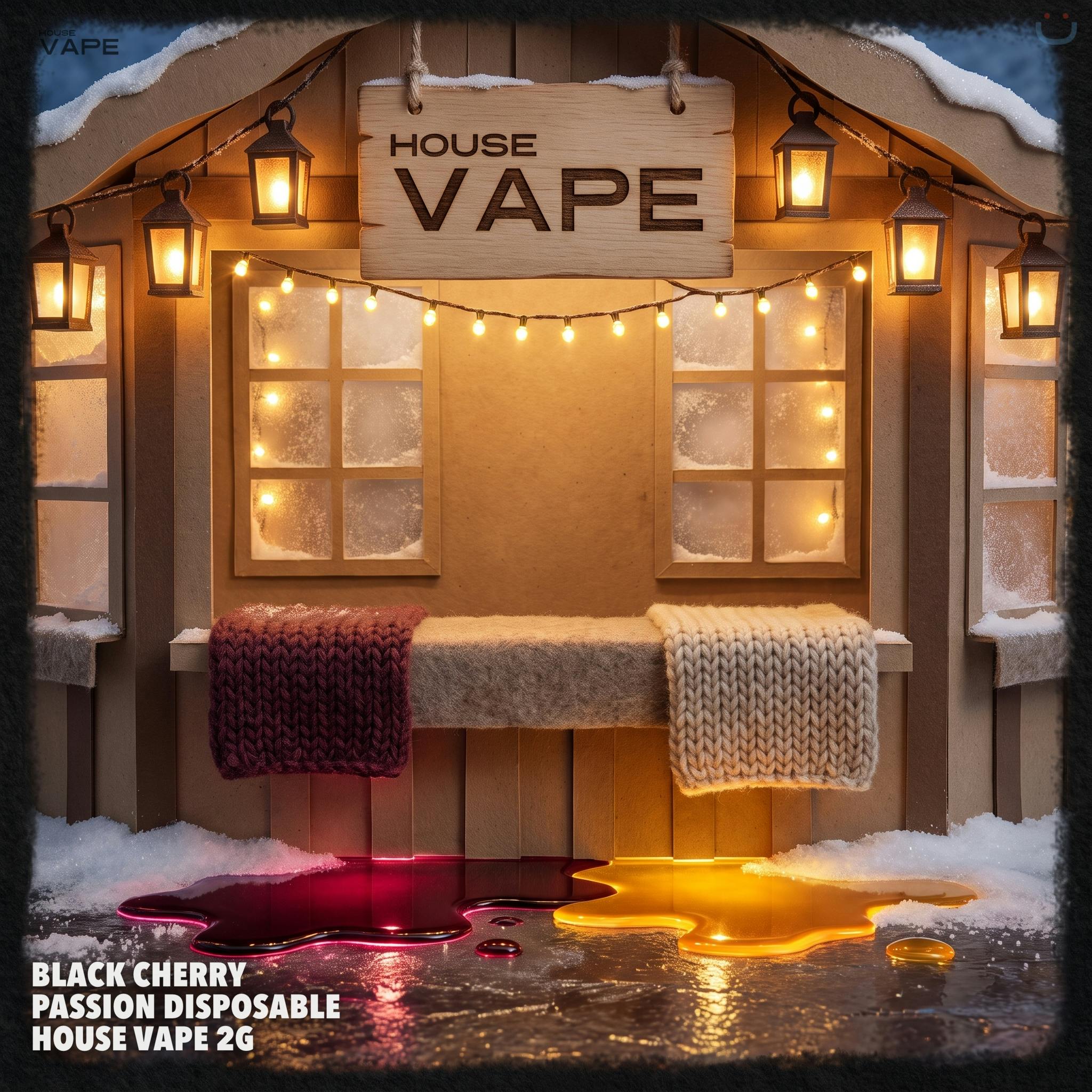 Black Cherry Passion Disposable House Vape 2G