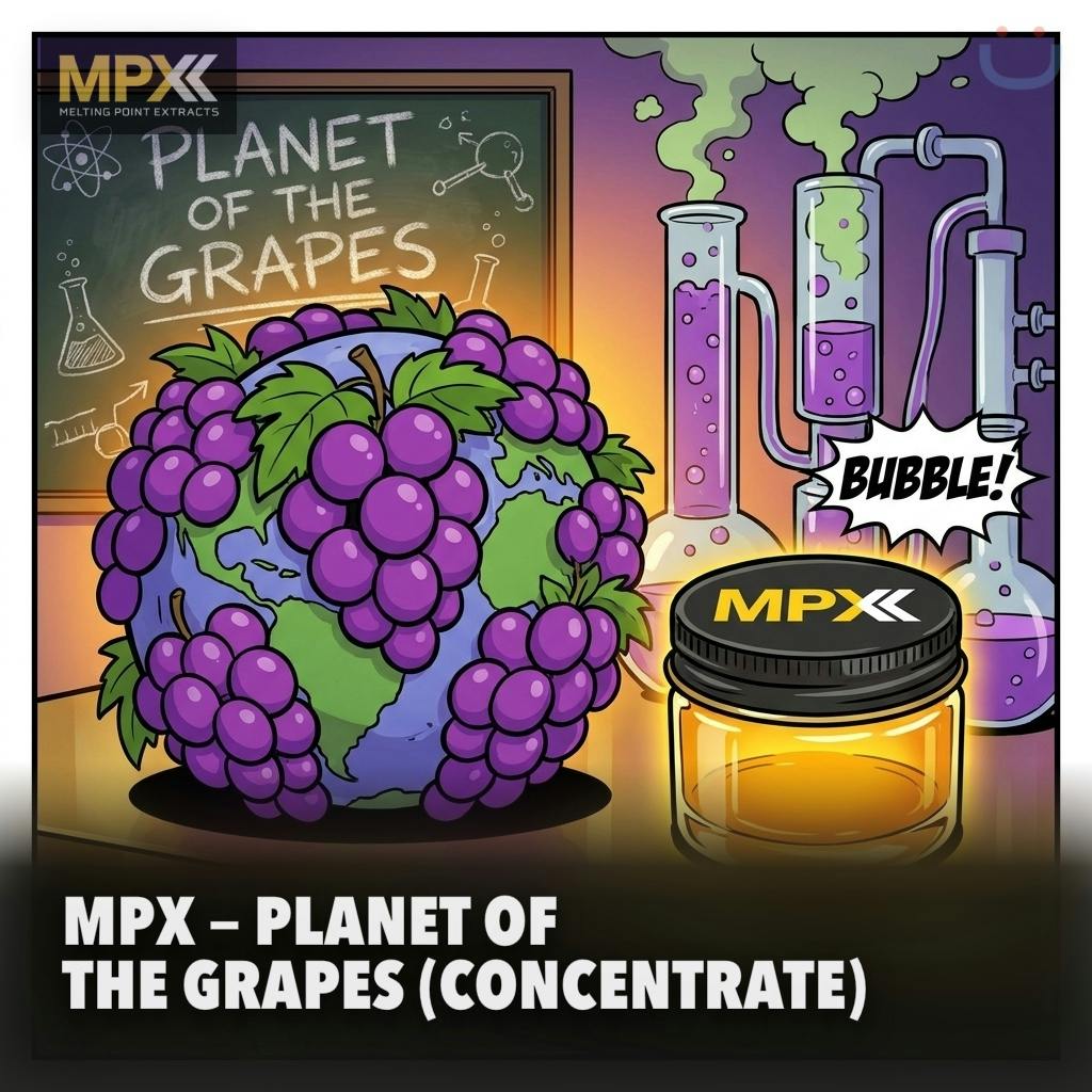 MPX Planet Of The Grapes Live Resin Badder 1G