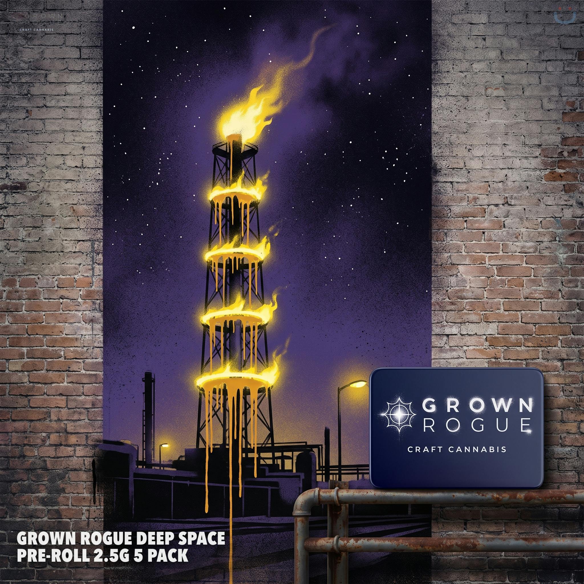 Grown Rogue Deep Space Pre-roll 2.5G 5 Pack