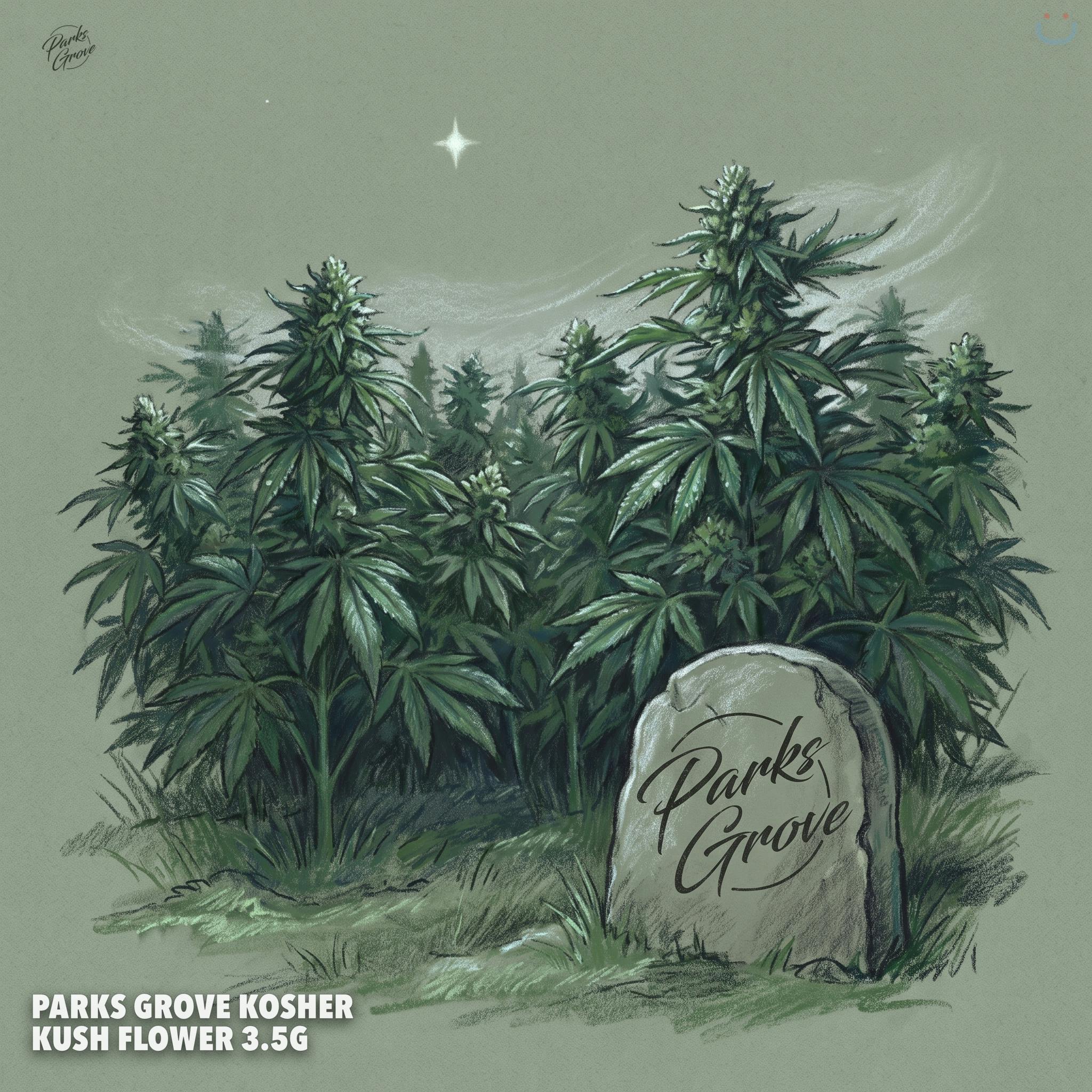 Parks Grove Kosher Kush Flower 3.5G