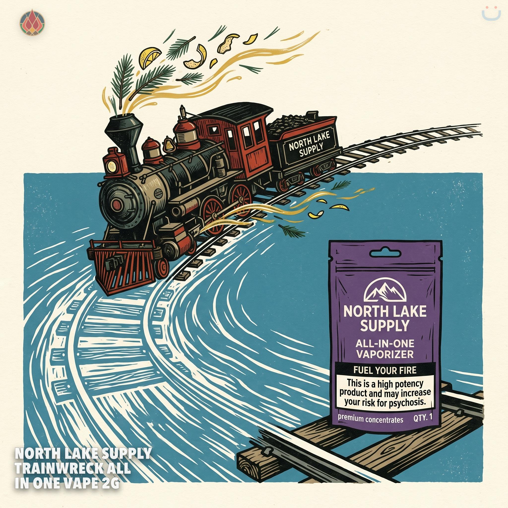 North Lake Supply Trainwreck All In One Vape 2G