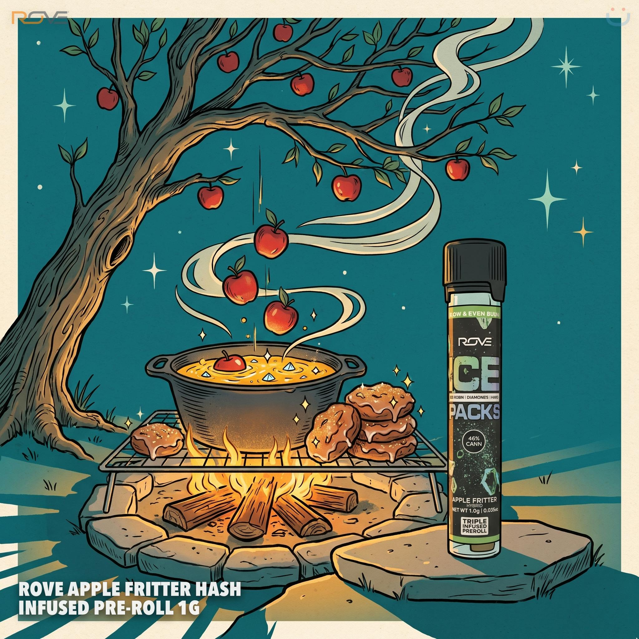 Rove Apple Fritter Hash Infused Pre-roll 1G