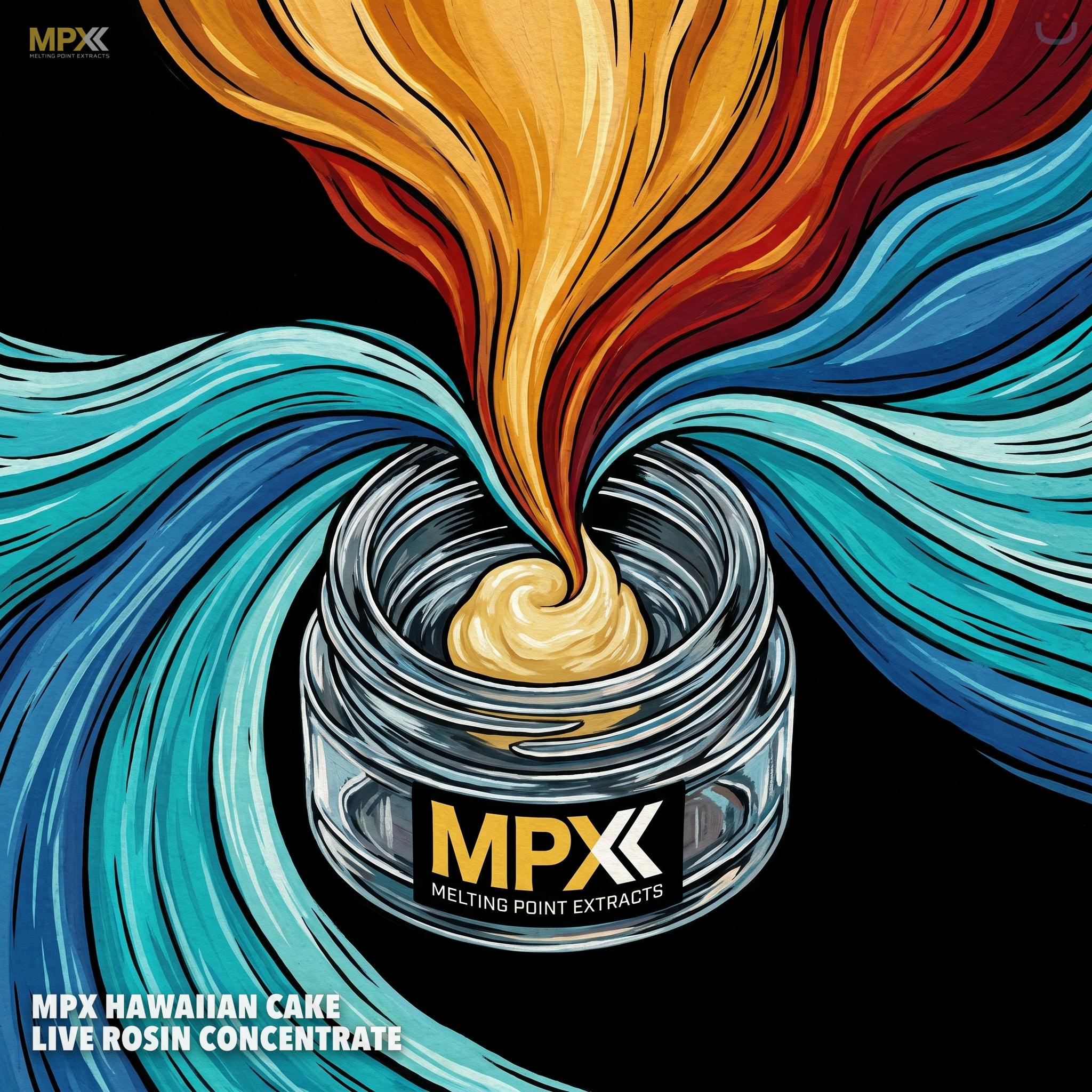 MPX Hawaiian Cake Live Rosin Concentrate