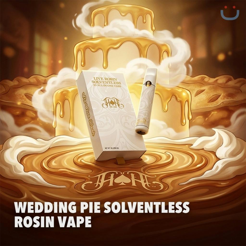Heavy Hitters Wedding Pie Solventless Rosin All In One Vape1G