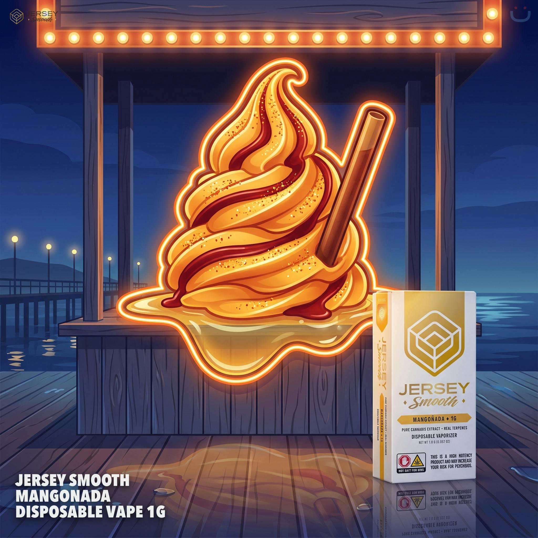 Jersey Smooth Mangonada Disposable Vape 1G