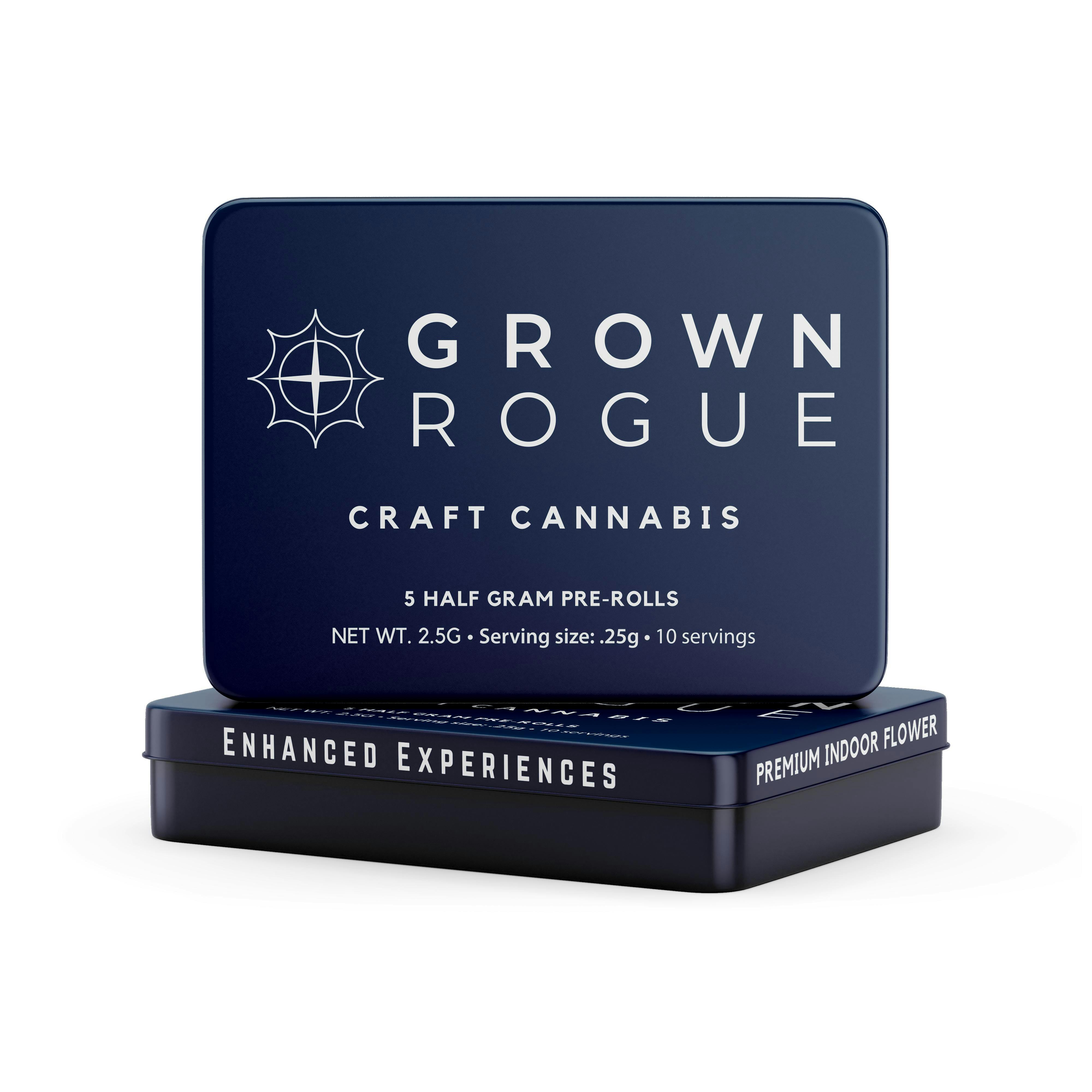 Grown Rogue Tear Gas Pre-roll 2.5G 5 Pack