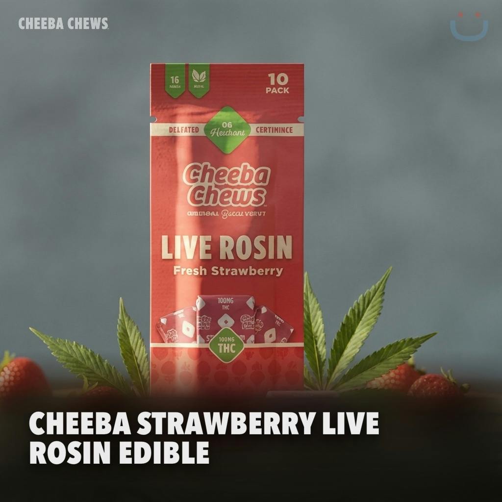 Cheeba Strawberry Live Rosin Edible