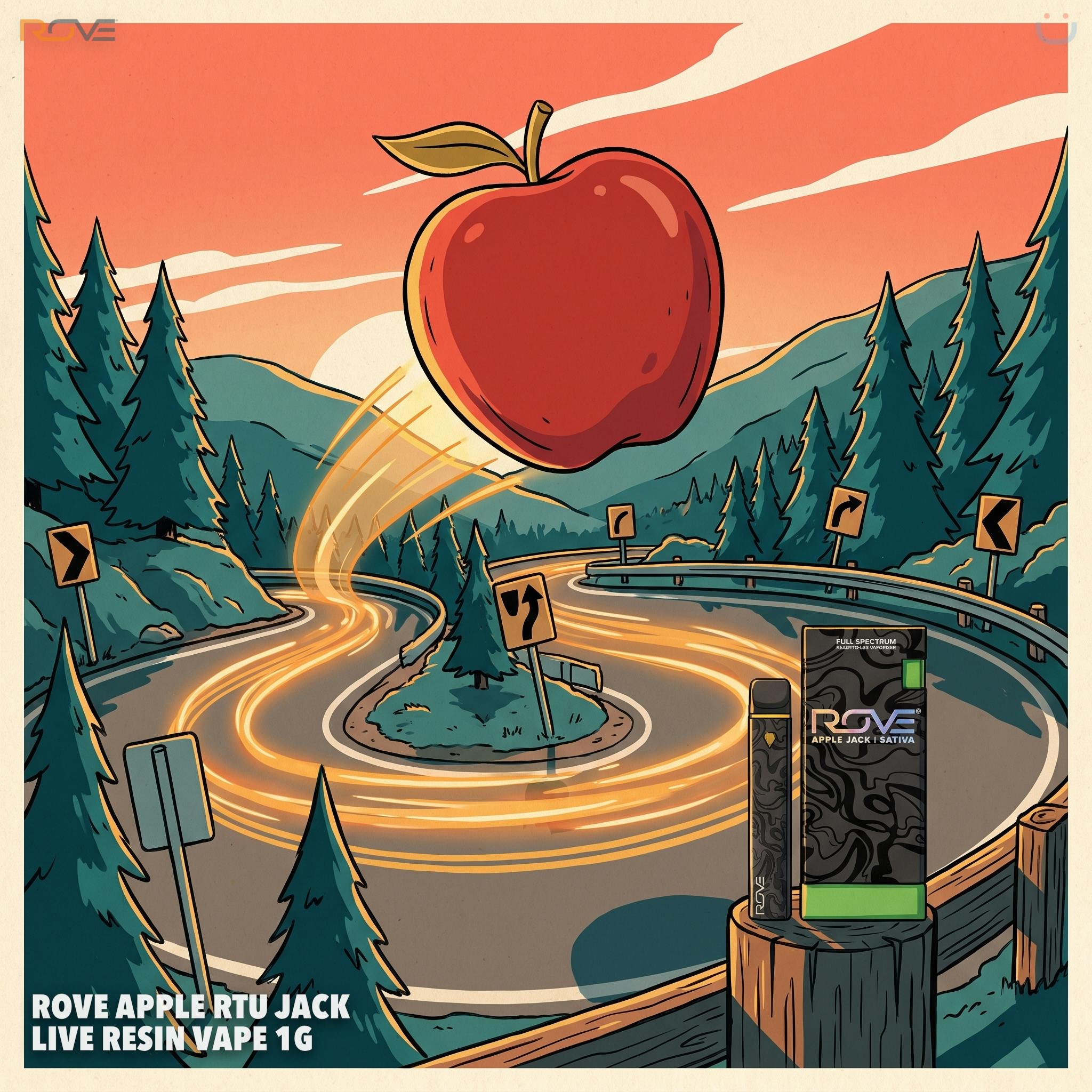 Rove Apple RTU Jack Live Resin Vape 1G