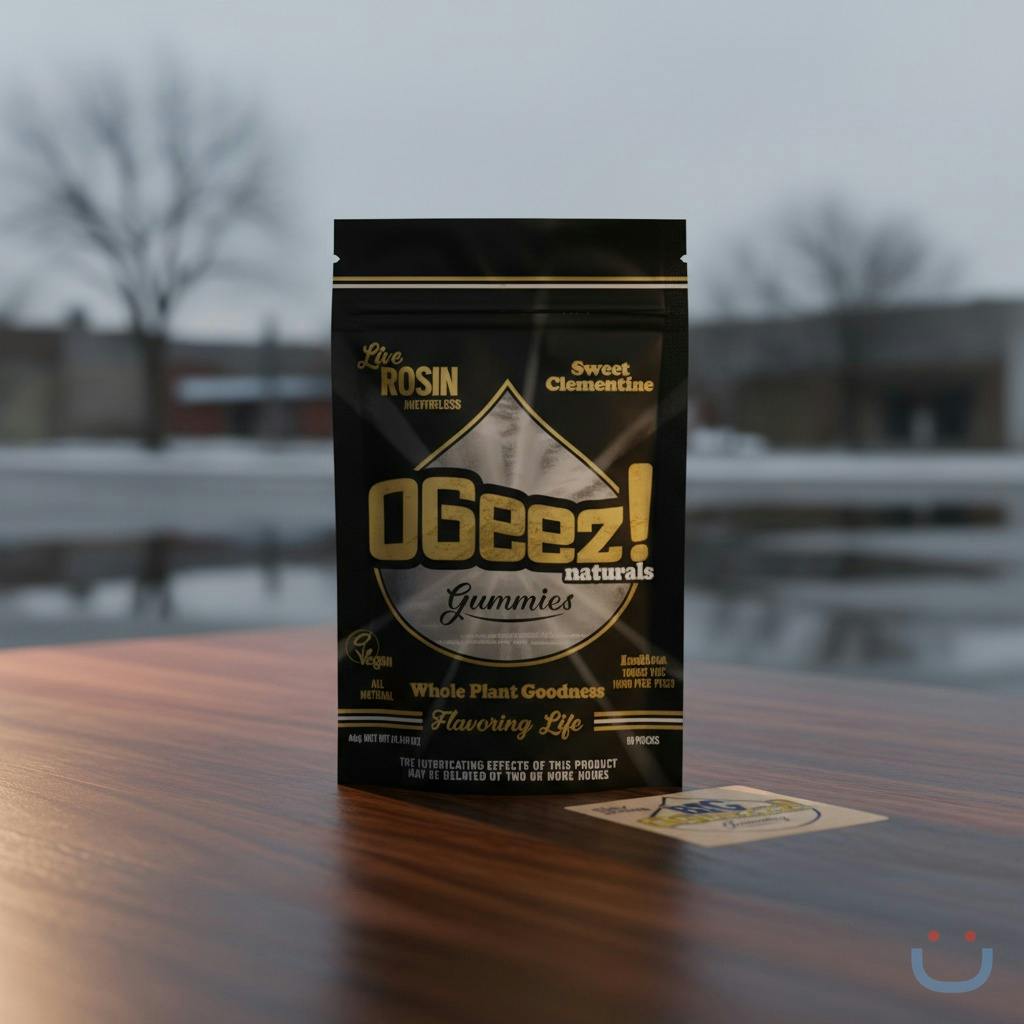 OGeez Vegan Sweet Clementine Live Rosin Edible