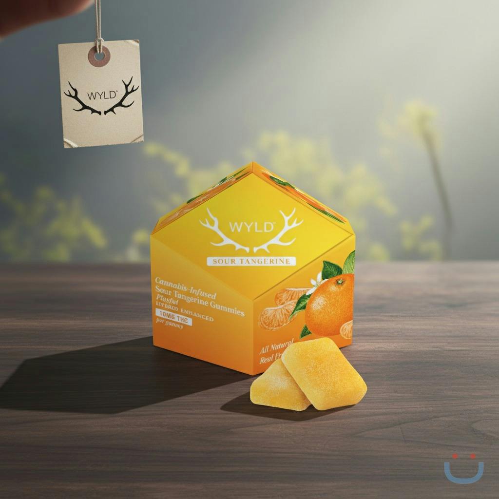 WYLD Sour Tangerine Gummies