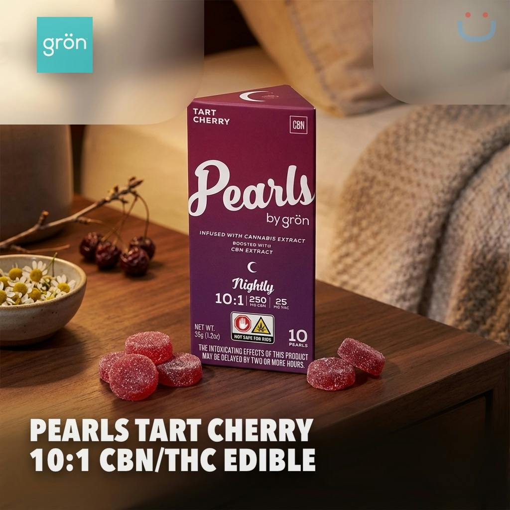 Pearls Tart Cherry 10:1 CBN/THC Edible