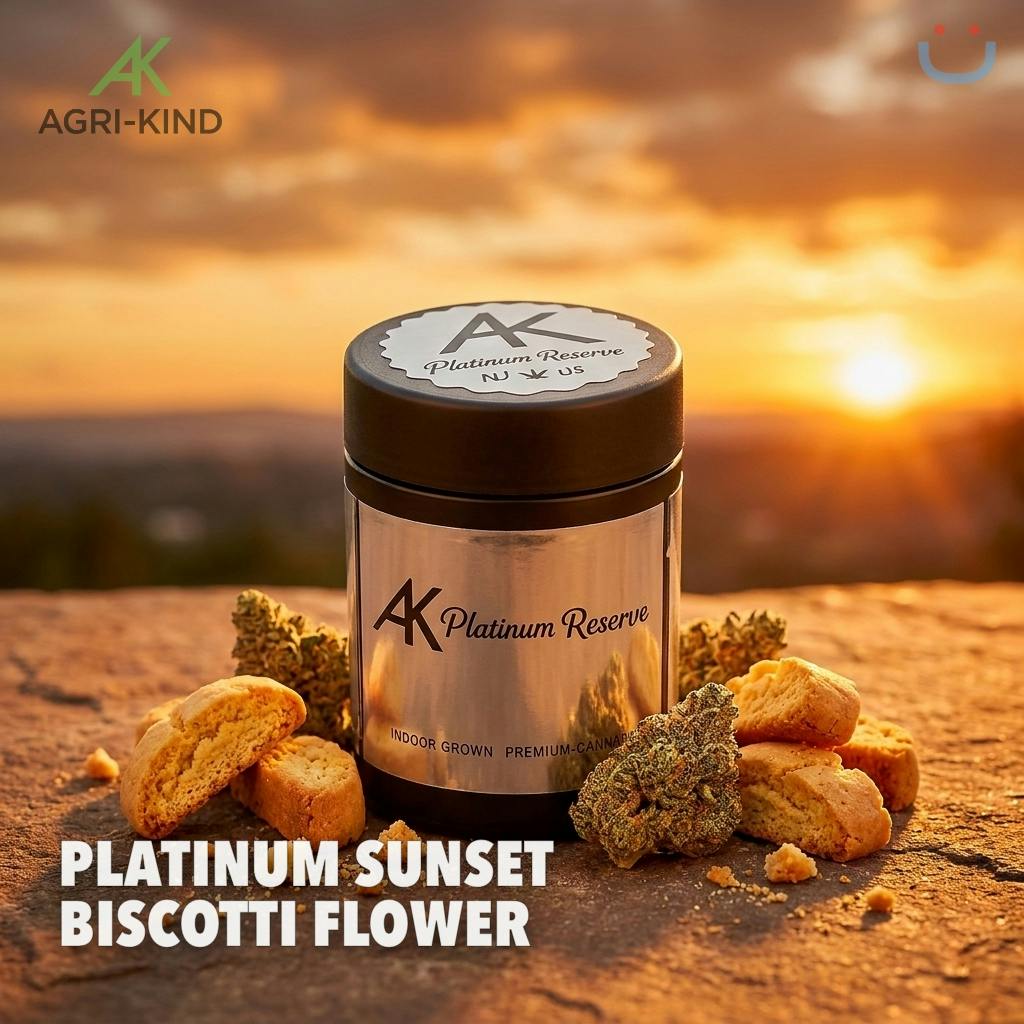 AGRI-KIND PLATINUM Platinum Sunset Biscotti Flower 3.5G