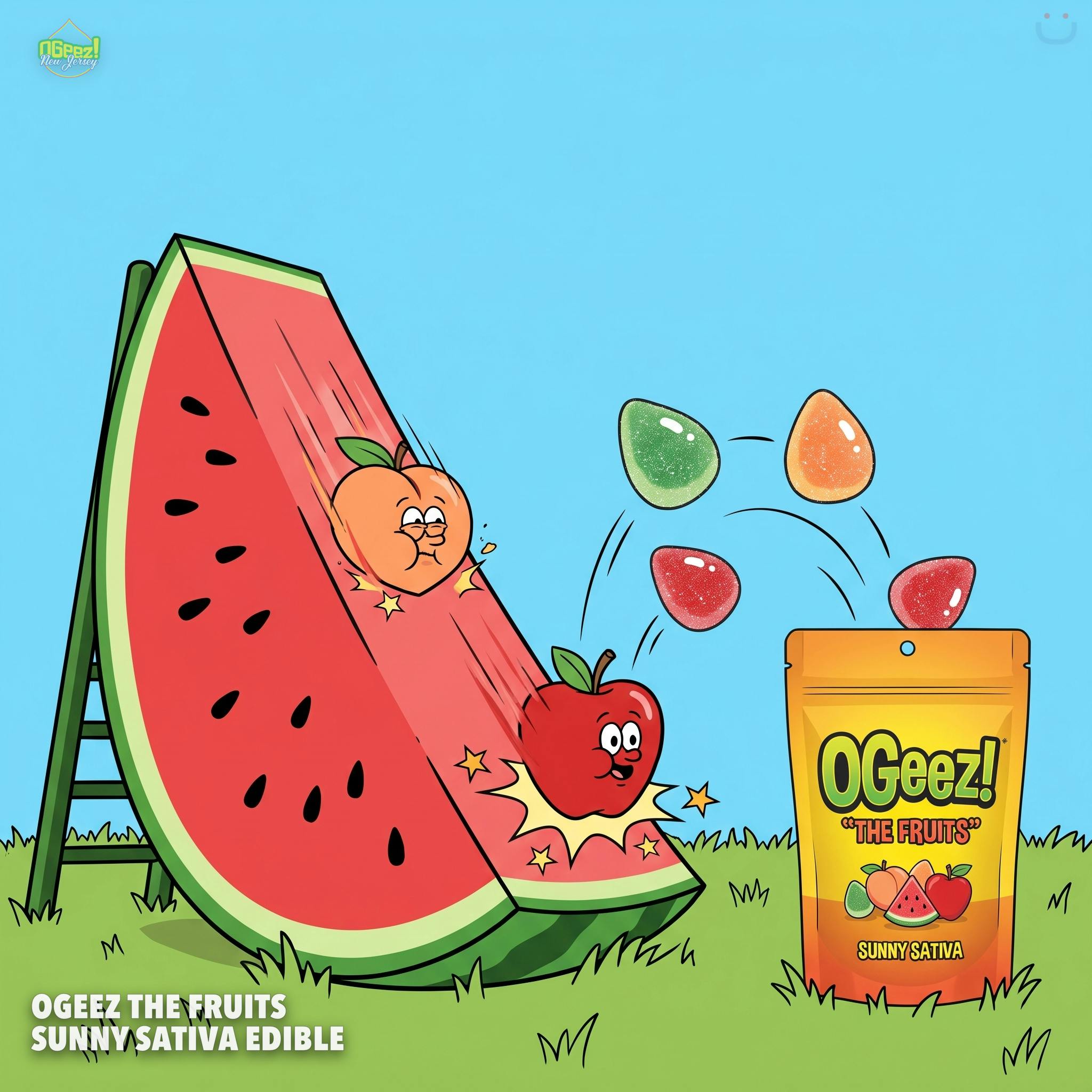 OGeez The Fruits Sunny Sativa Edible