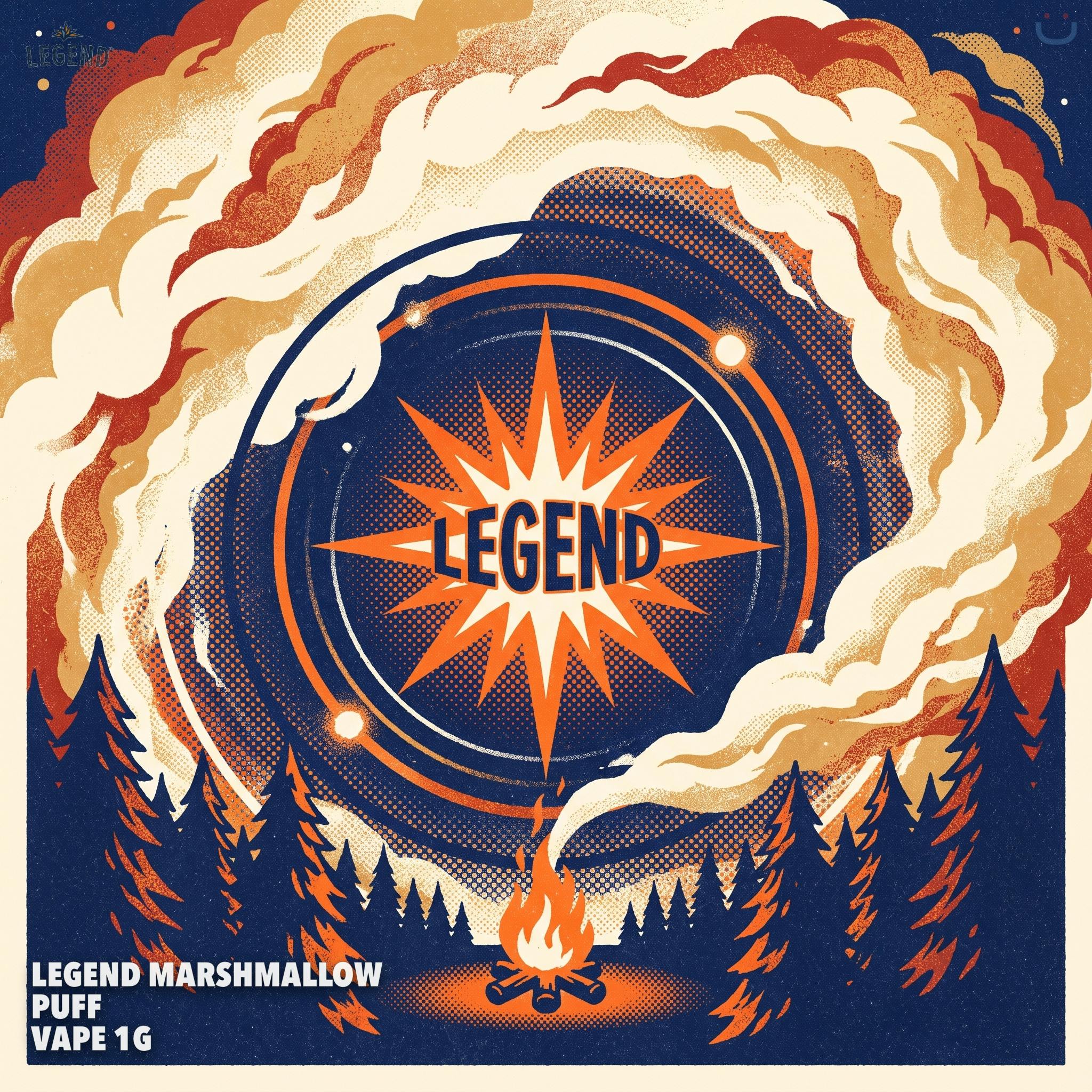 Legend Marshmallow Puff Vape 1G