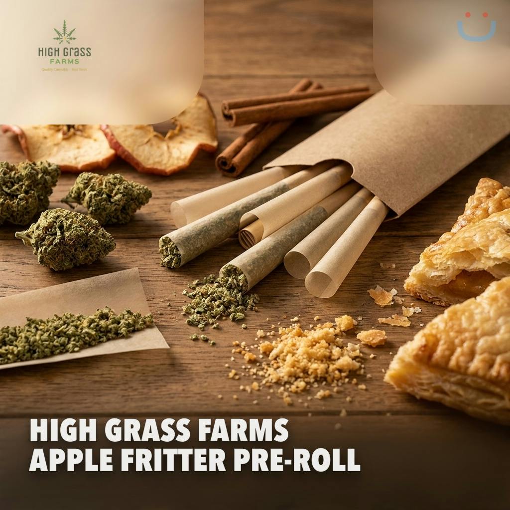 High Grass Farms Apple Fritter Pre-roll 2.5G 5 Pack