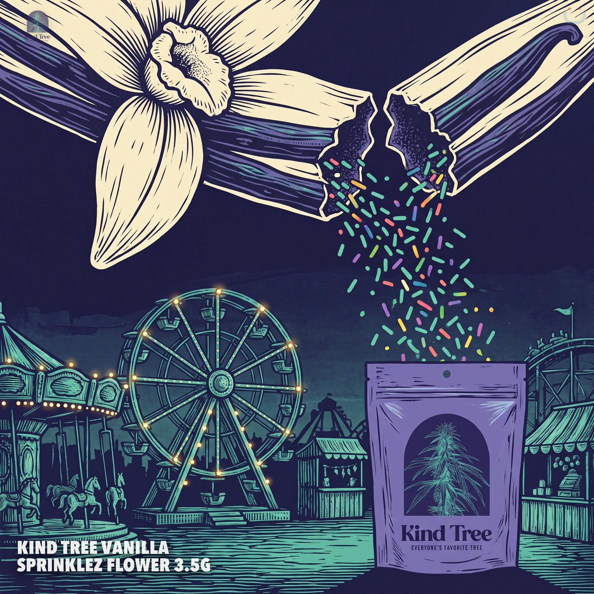 Kind Tree Vanilla Sprinklez Flower 3.5G
