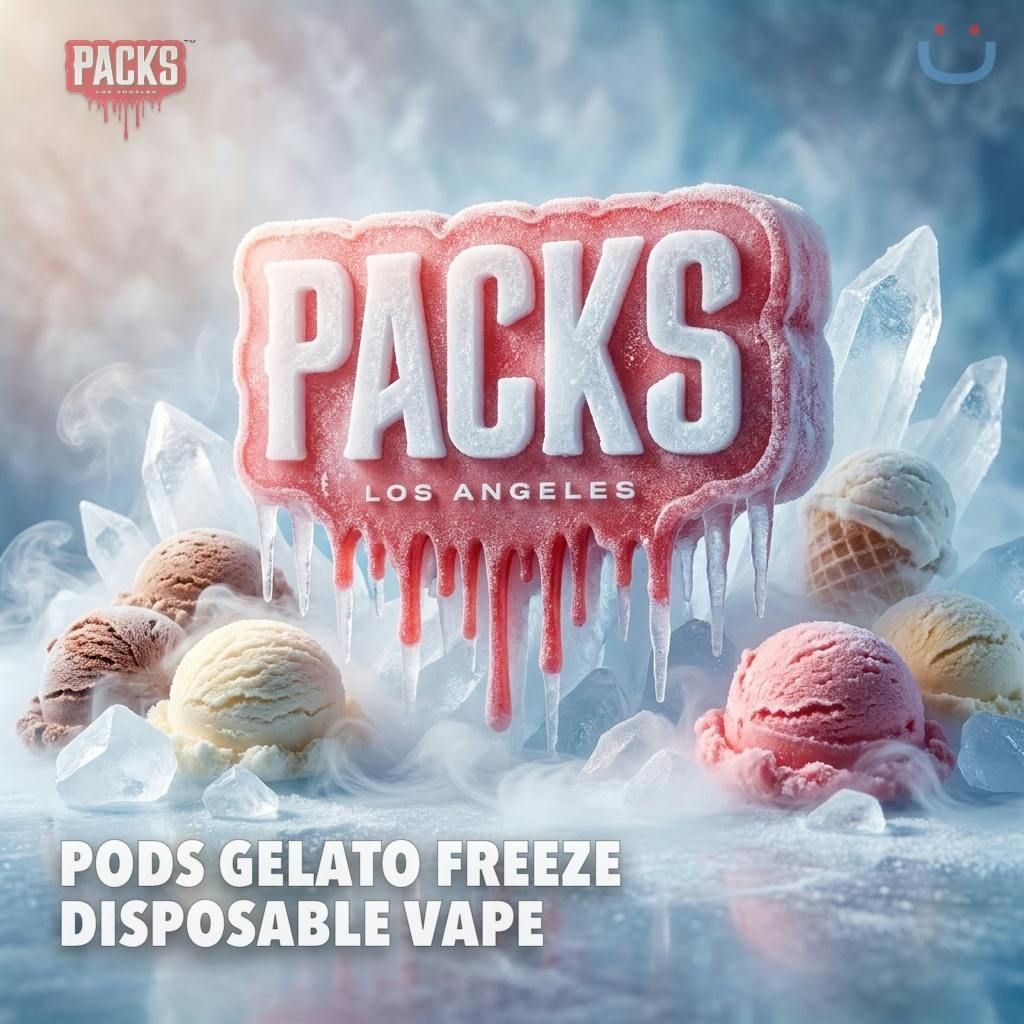 Pack Pods Gelato Freeze Disposable Vape 2G