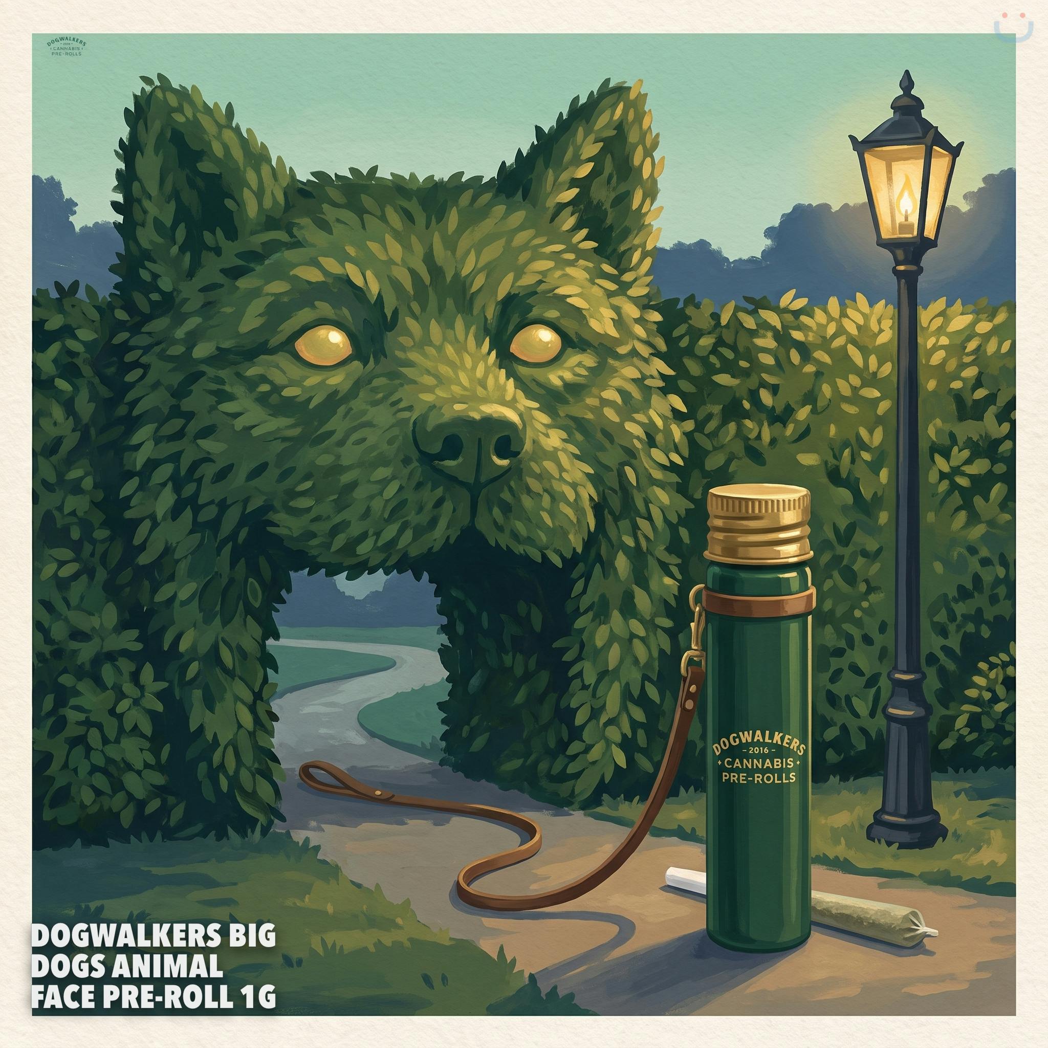 Dogwalkers Big Dogs Animal Face Pre-roll 1G