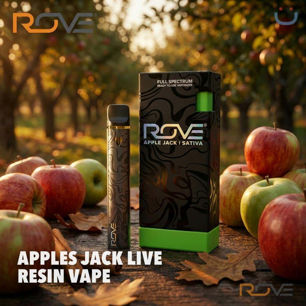 Rove Apples Jack Live Resin Vape 1G