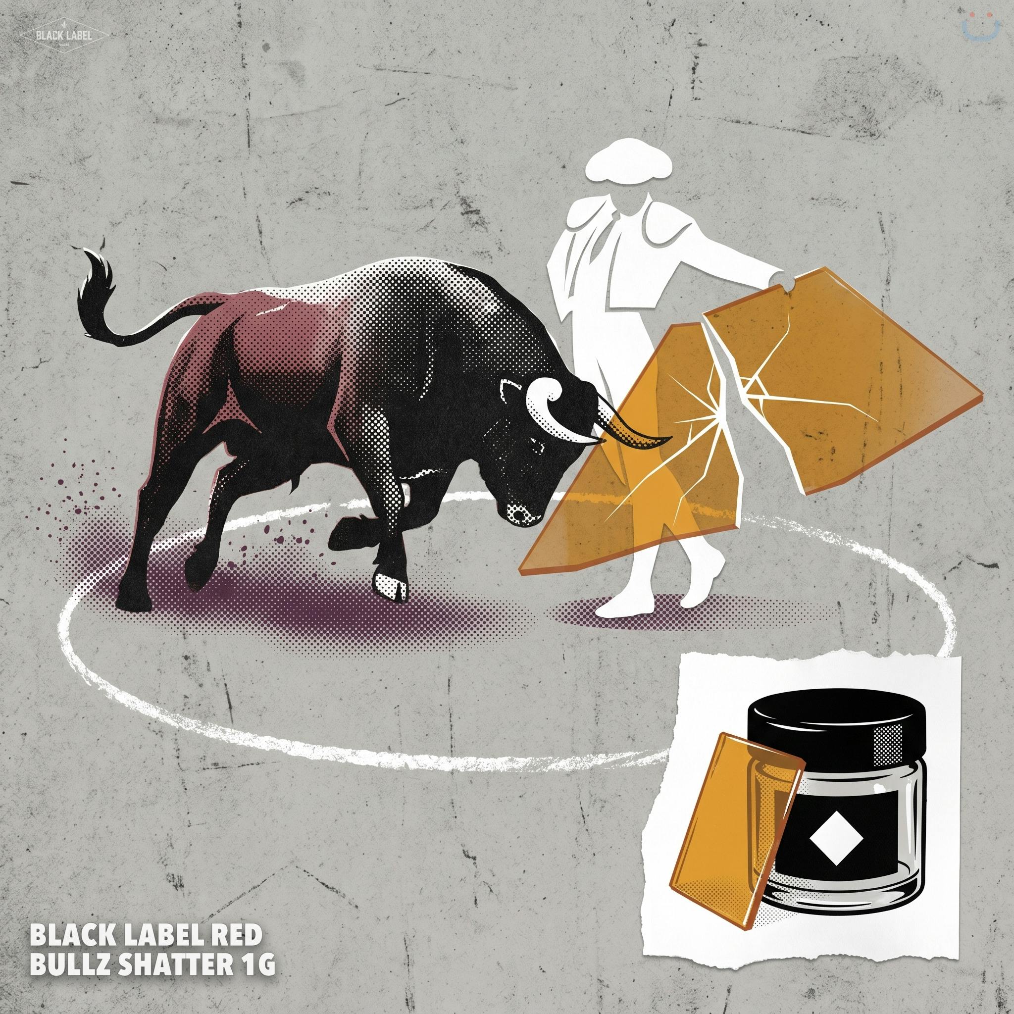 Black Label Red Bullz Shatter 1g