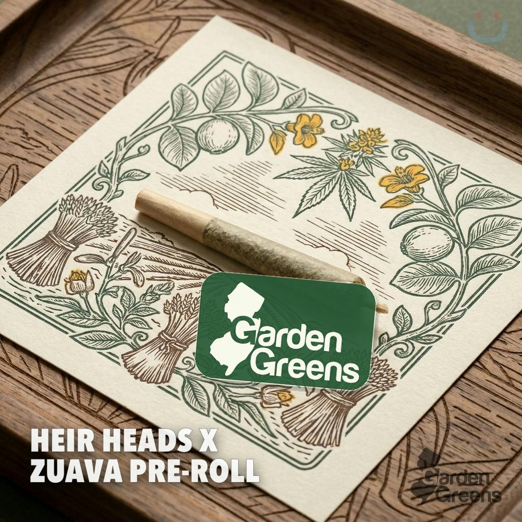 Garden Greens Heir Heads X Zuava Pre-roll 1G 2 Pack