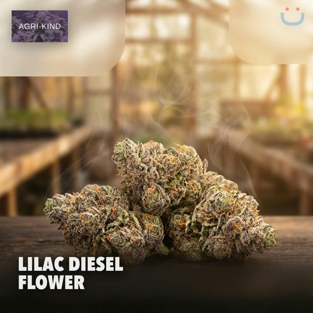 Agri-Kind Lilac Diesel Flower 3.5G