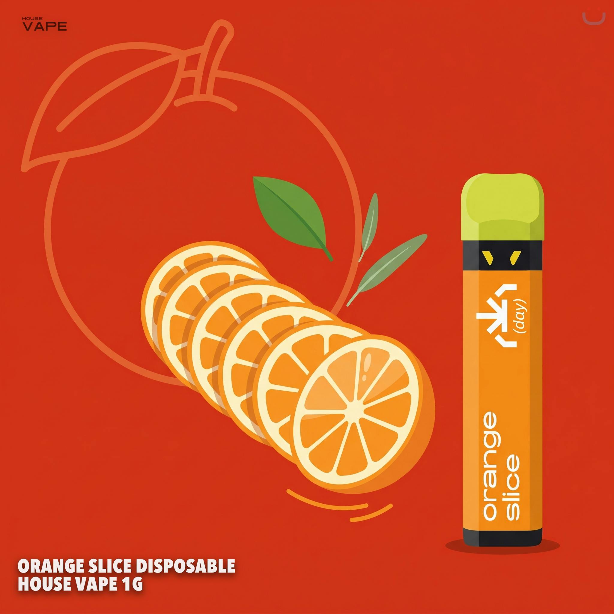 Orange Slice Disposable House Vape 1G