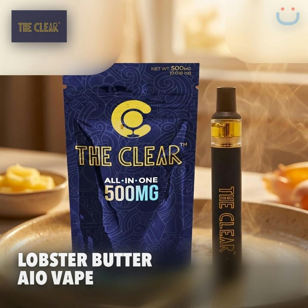 The Clear Lobster Butter AIO Vape 0.5G