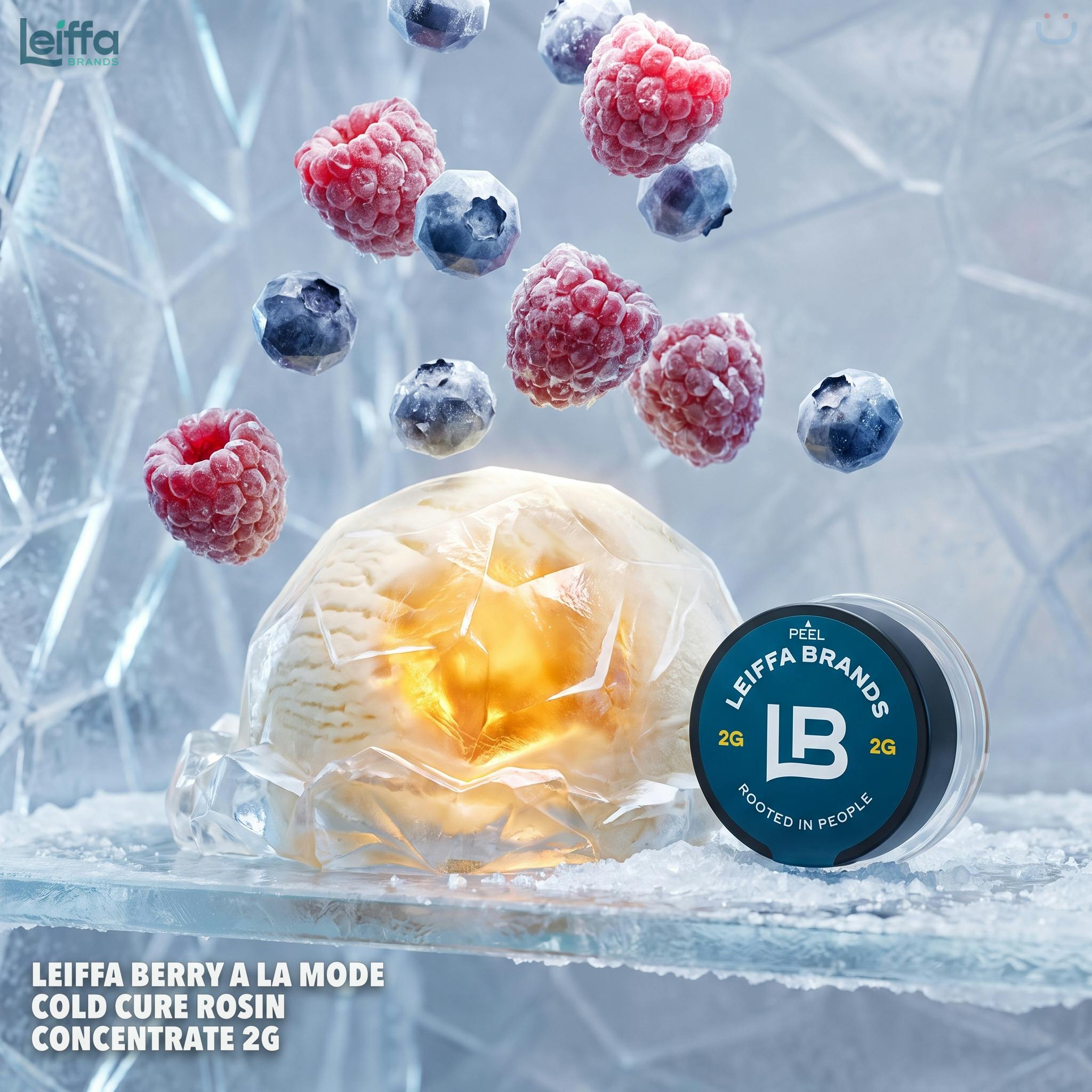 Leiffa Berry A La Mode Cold Cure Rosin Concentrate 2G