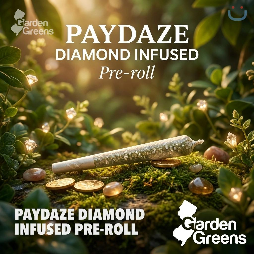 GARDEN GREENS PAYDAZE DIAMOND INFUSED PRE-ROLL 5PK
