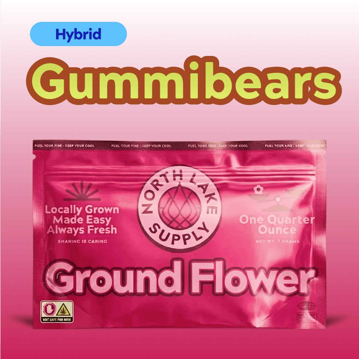 North Lake Supply Gummibears Ground Flower 7G
