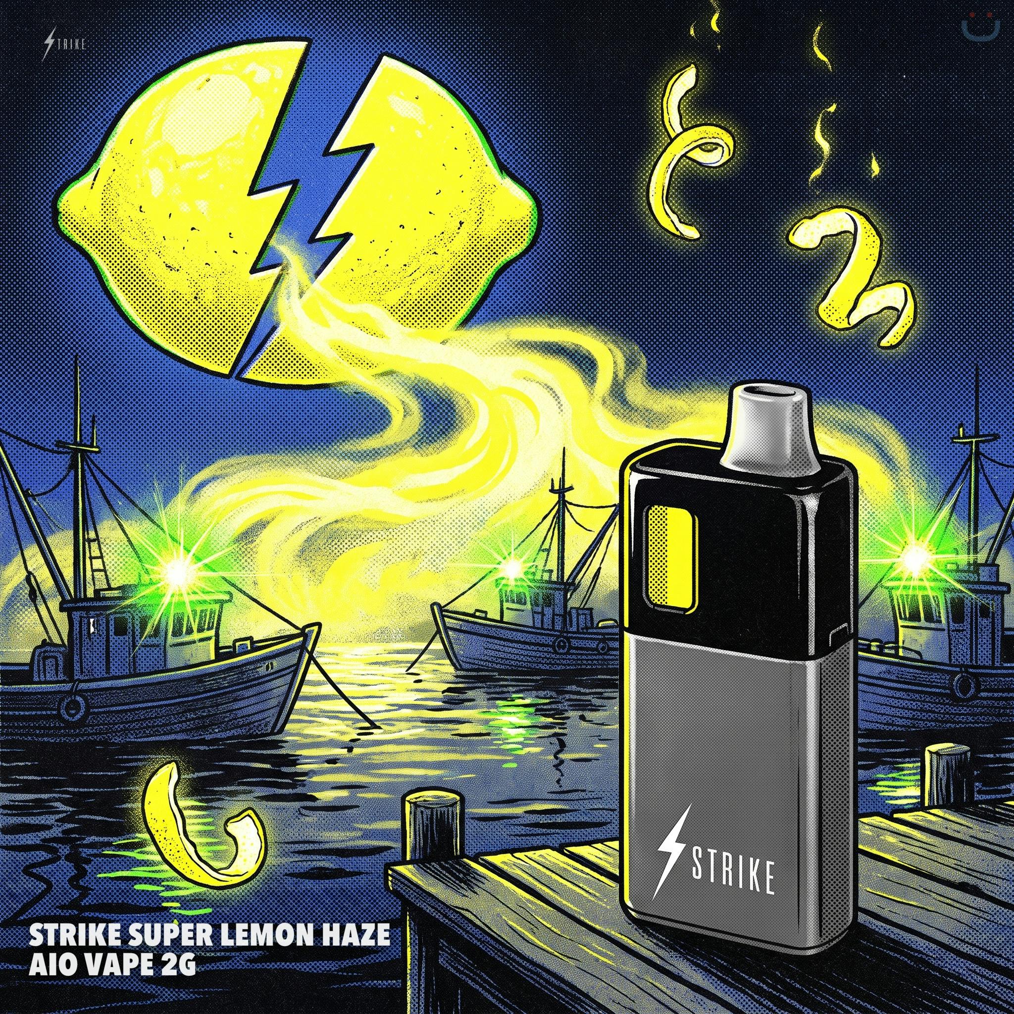 Strike Super Lemon Haze AIO Vape 2G