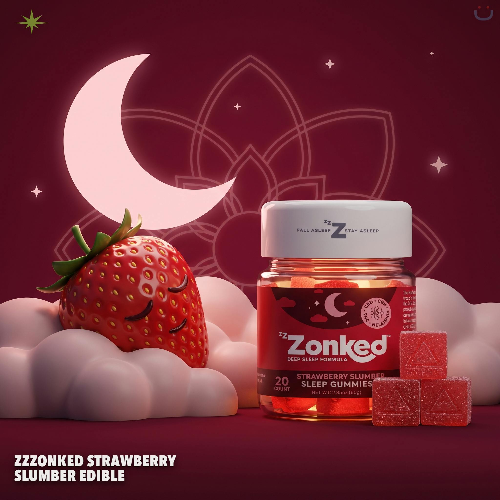 Zzzonked Strawberry Slumber Edible