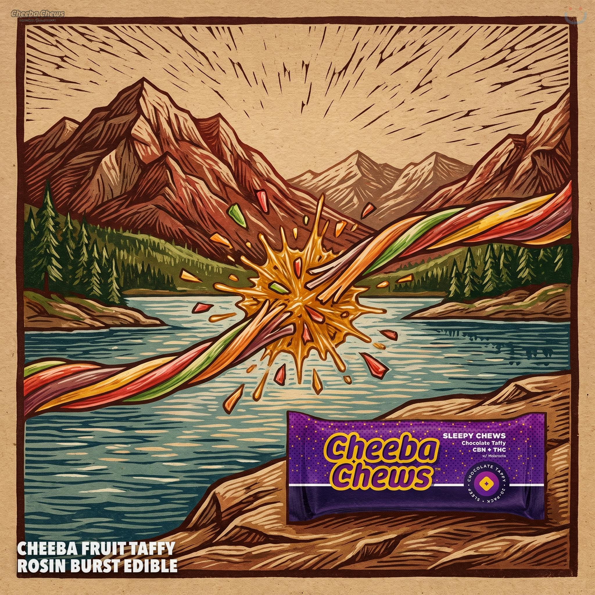 Cheeba Fruit Taffy Rosin Burst Edible