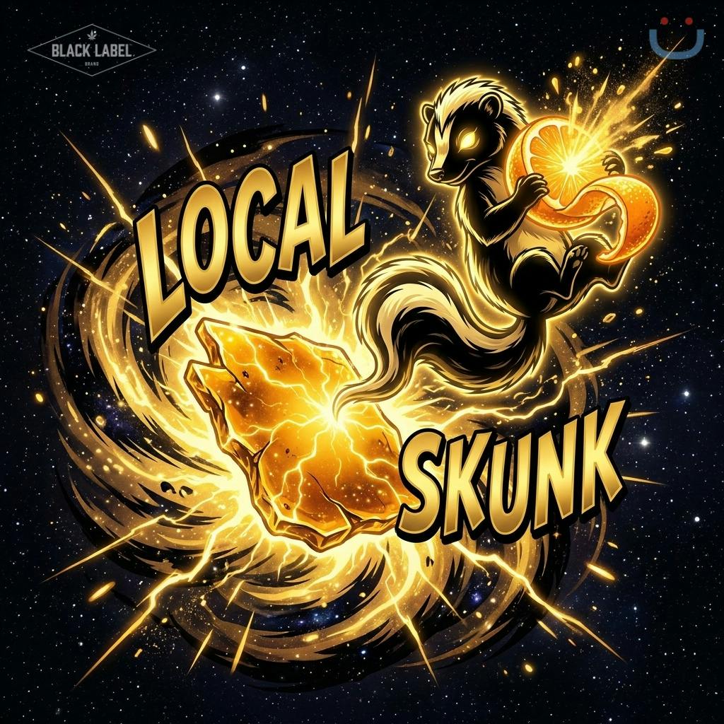 Black Label Local Skunk Shatter 1g