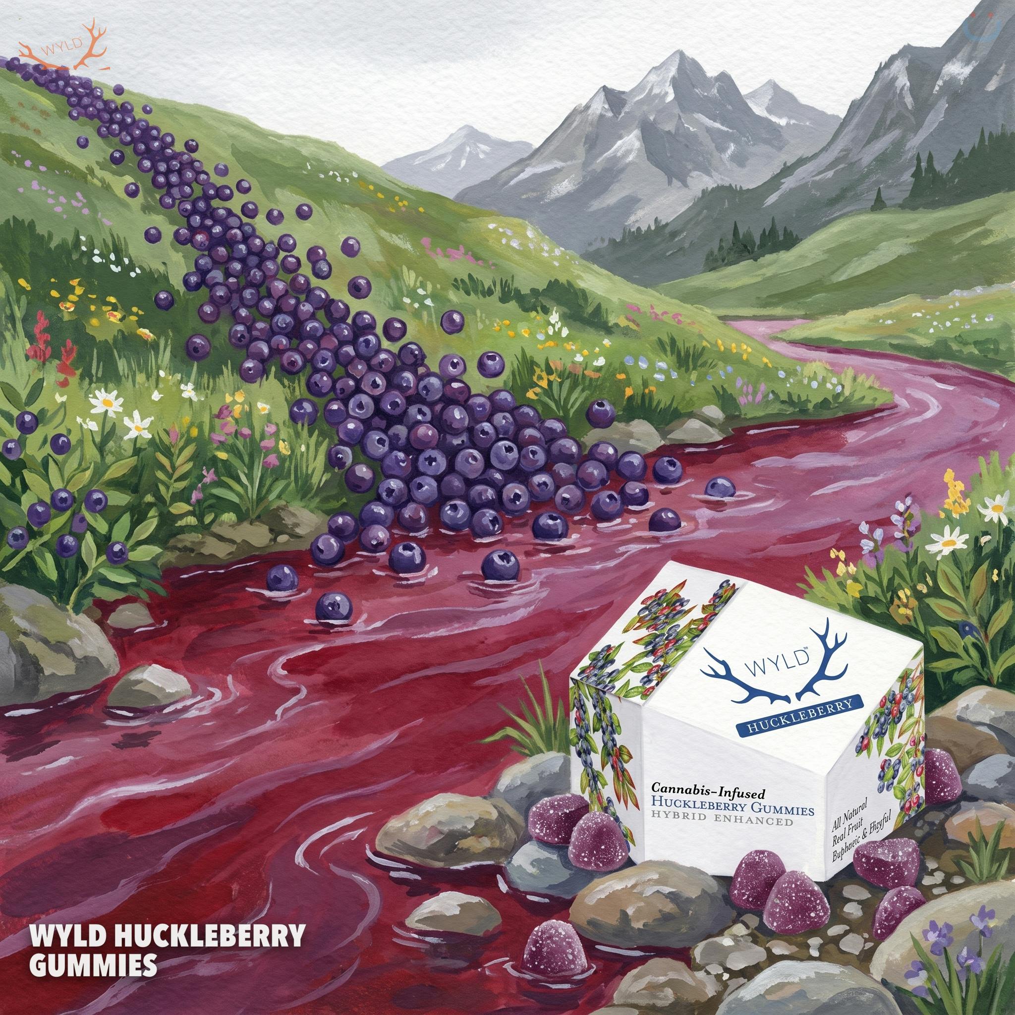 WYLD Huckleberry Gummies