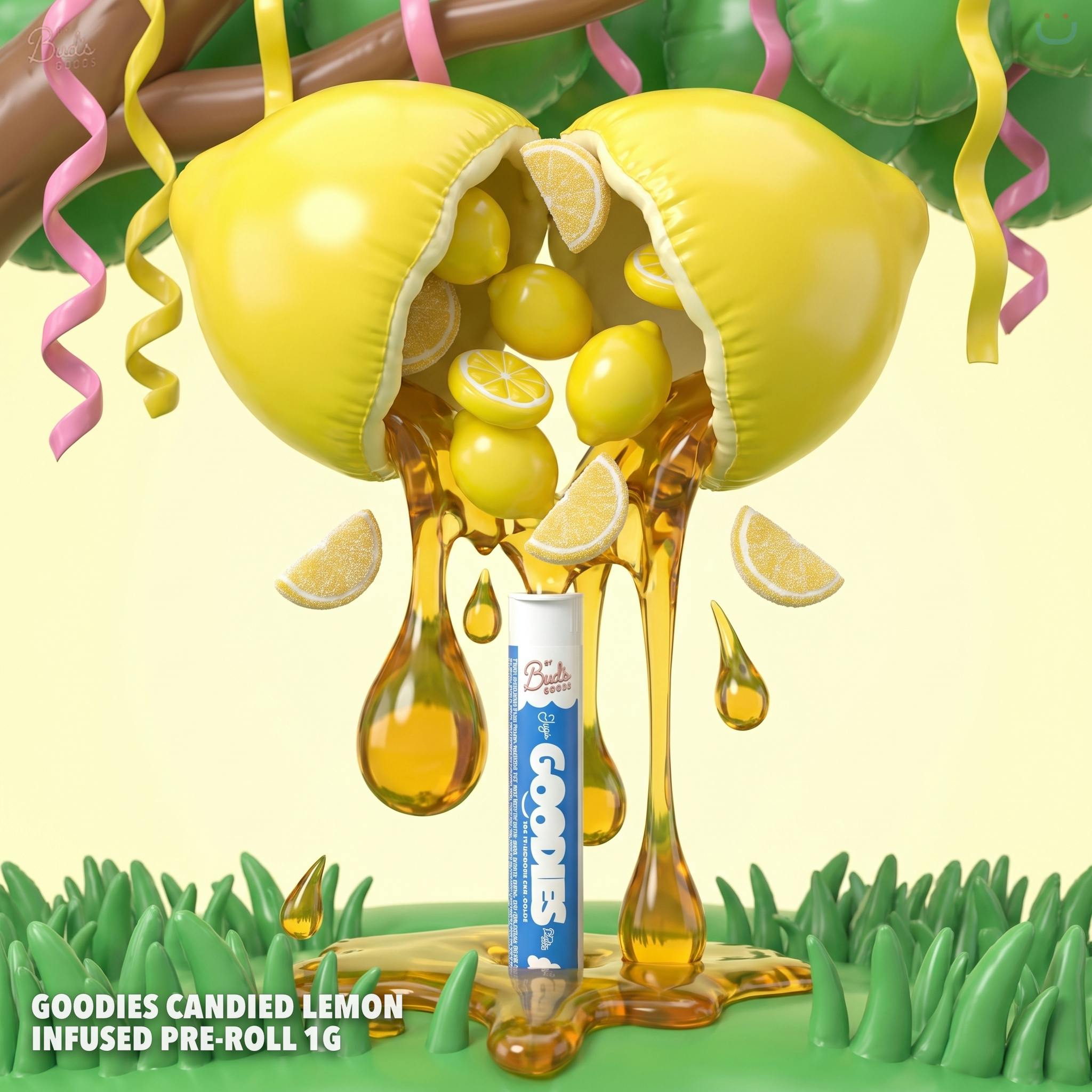 Goodies Candied Lemon Infused Pre-roll 1G