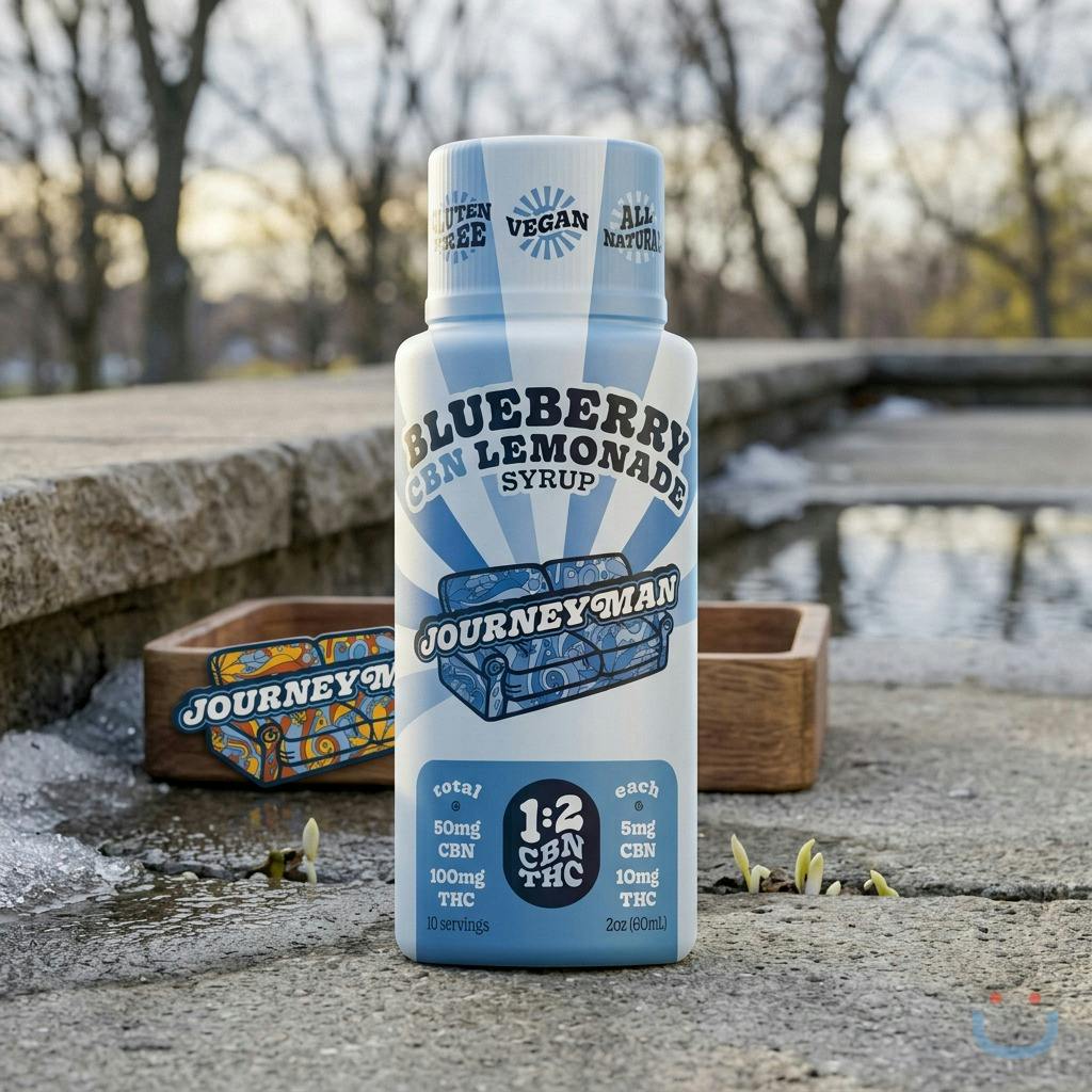 Journeyman Blueberry Lemonade 1:2 CBN:THC Syrup