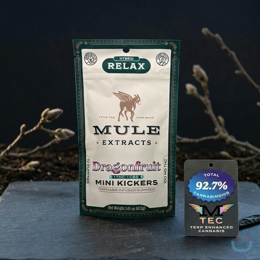 Mule Extracts Dragonfruit Gummies 2pk