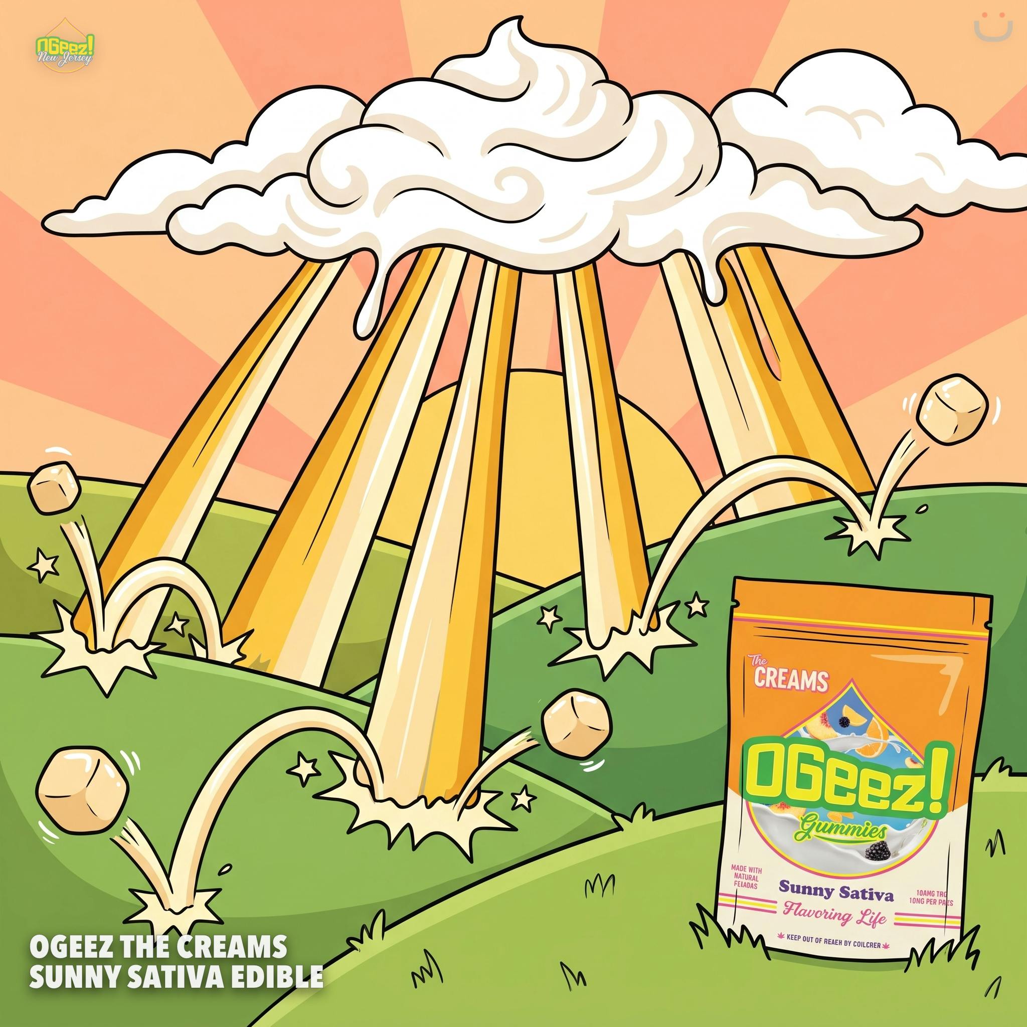 OGeez The Creams Sunny Sativa Edible