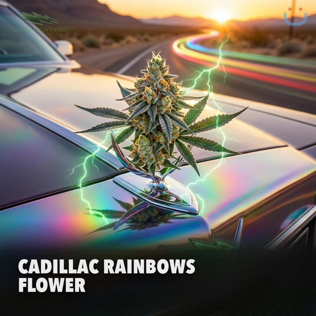 Green Lightning Cadillac Rainbows Flower 3.5G