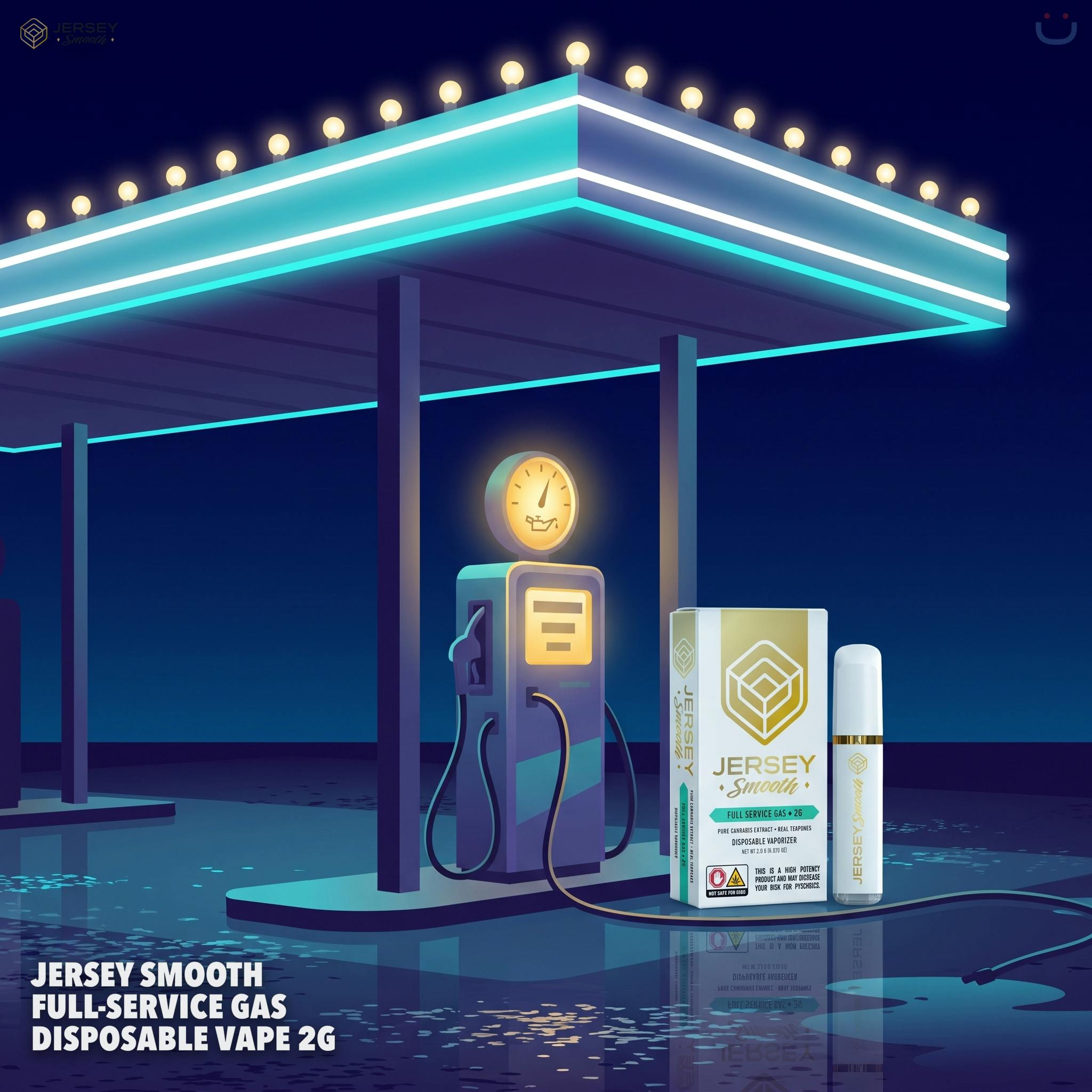 Jersey Smooth Full-service Gas Disposable Vape 2G