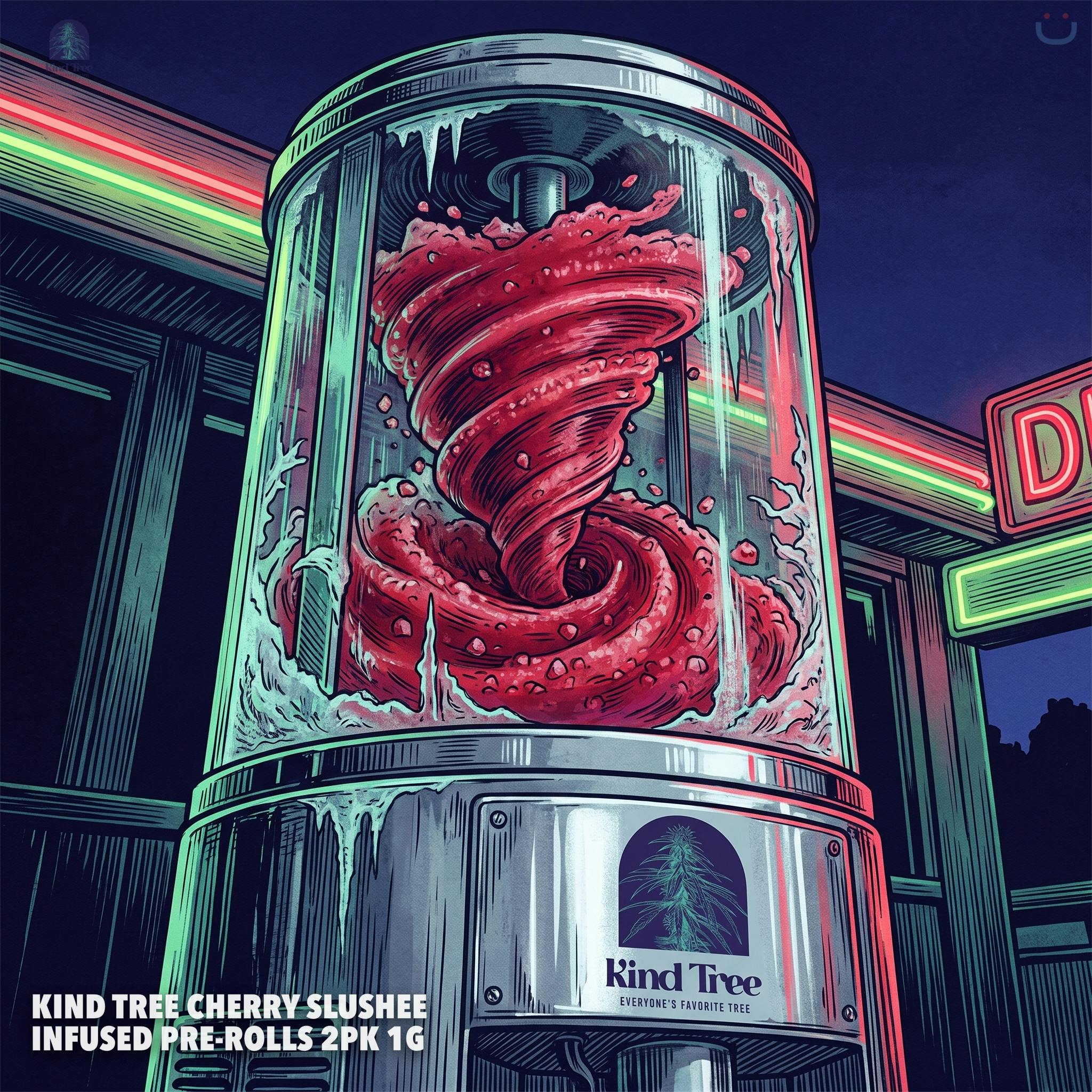 KIND TREE CHERRY SLUSHEE INFUSED PRE-ROLLS 2PK 1G