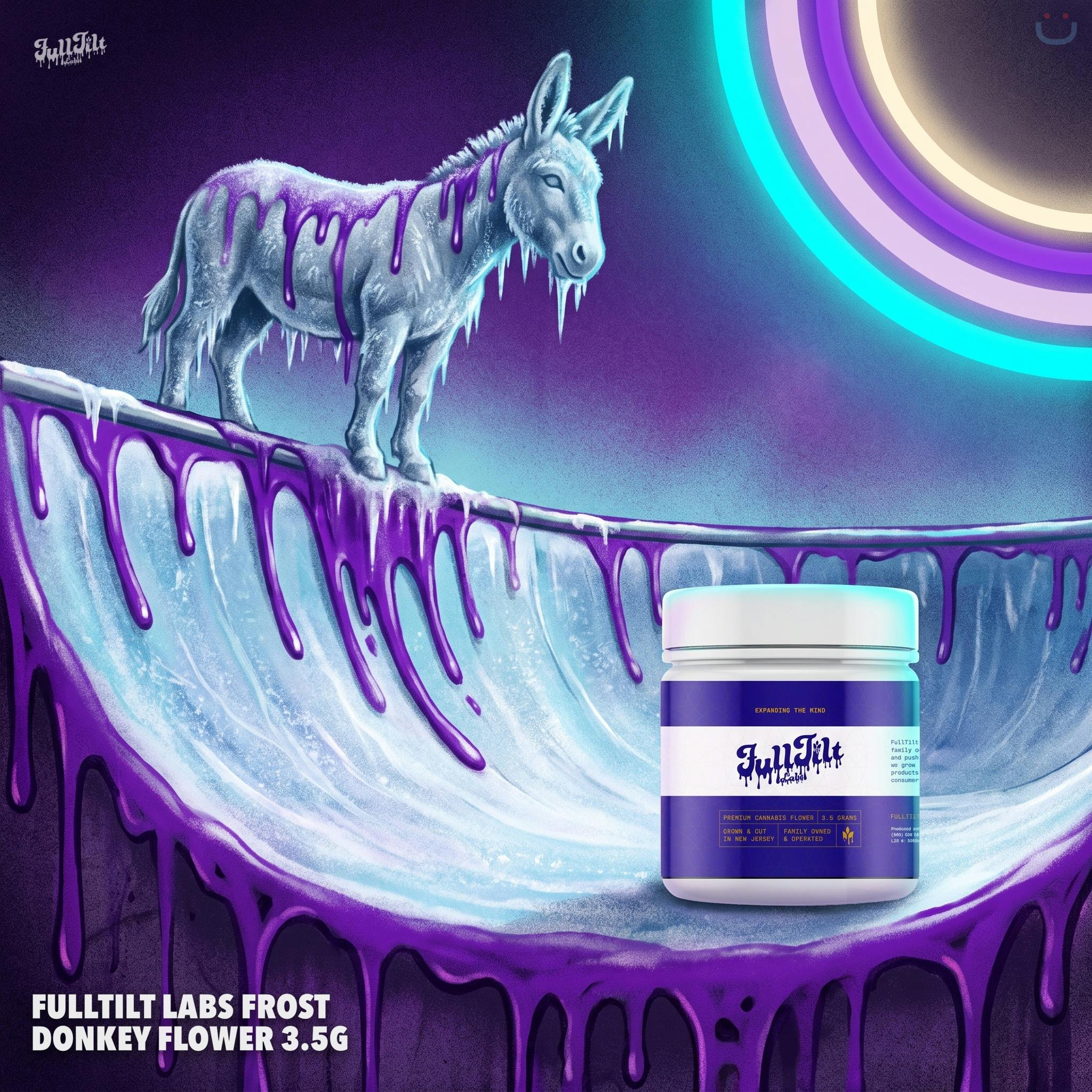 FullTilt Labs Frost Donkey Flower 3.5G