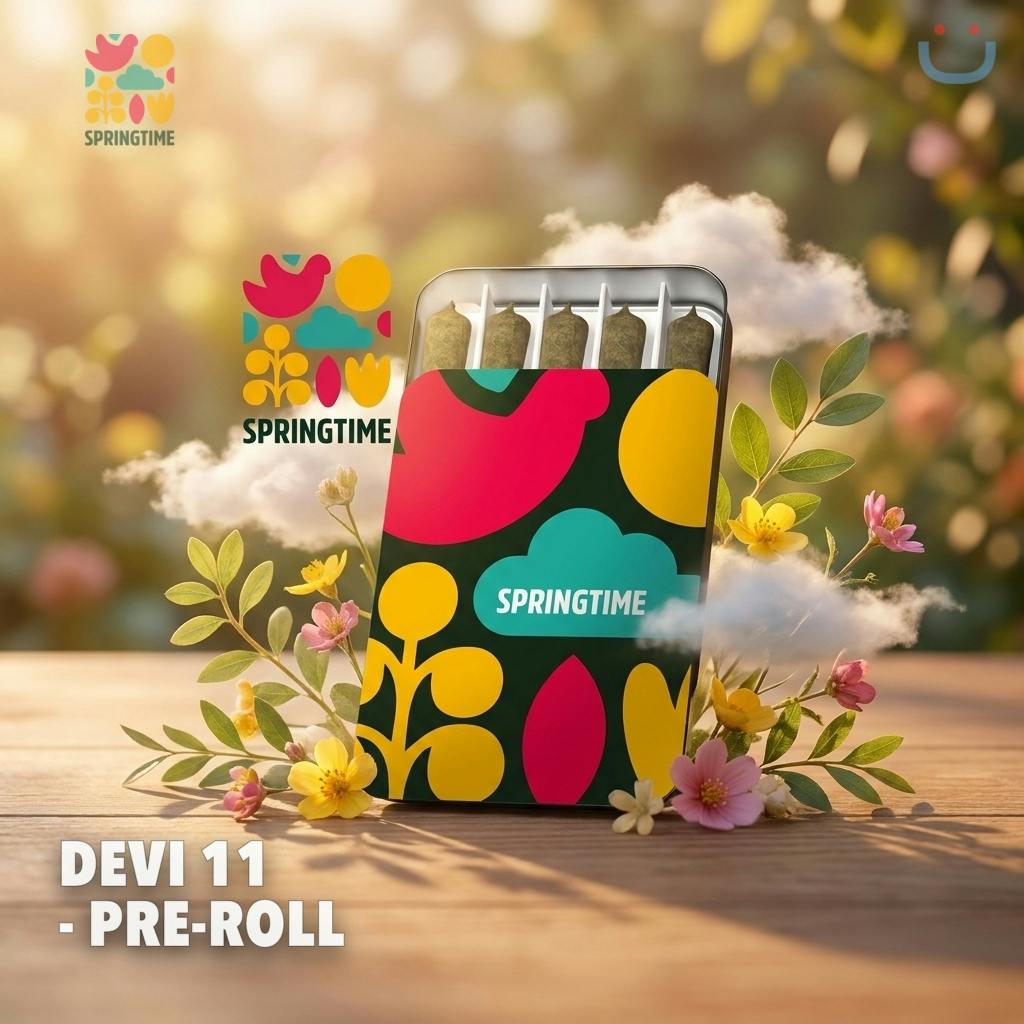 SPRINGTIME DEVI 11 PRE-ROLL 0.5G - 2.5 G - 5 PACK