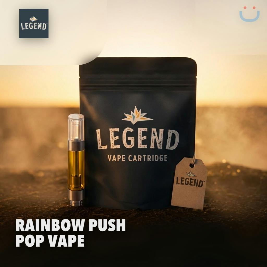 Legend Rainbow Push Pop Vape 1G